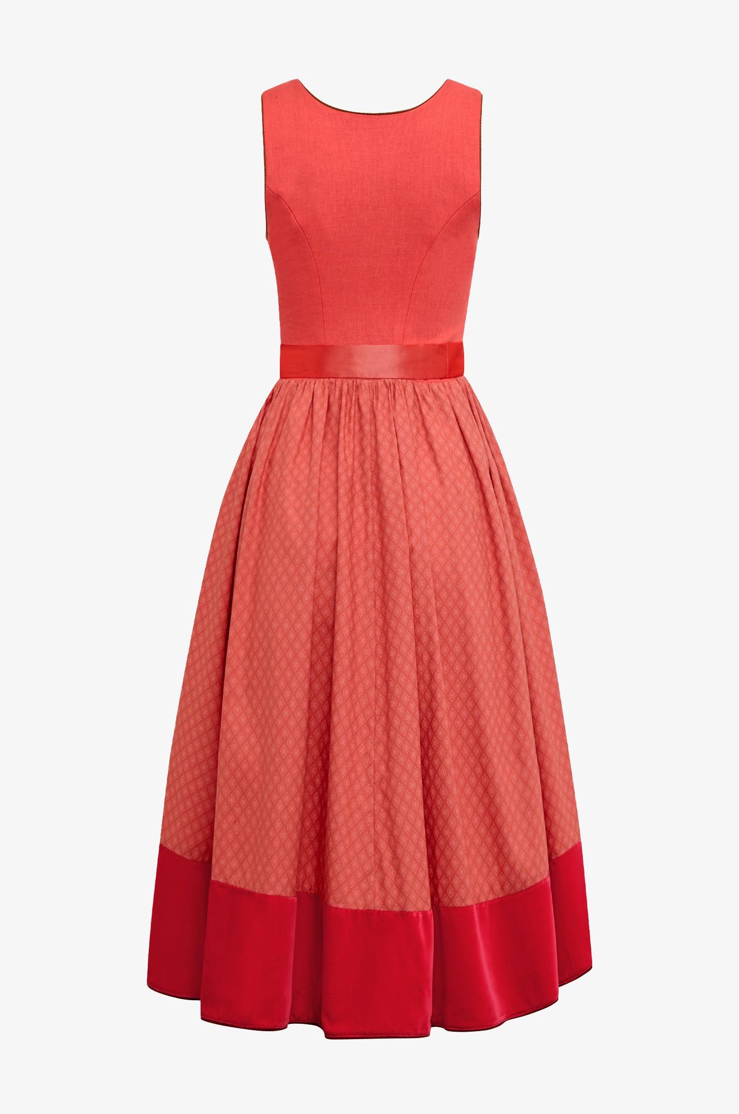 Jubiläumsdirndl in Coral - TRACHT À PORTER