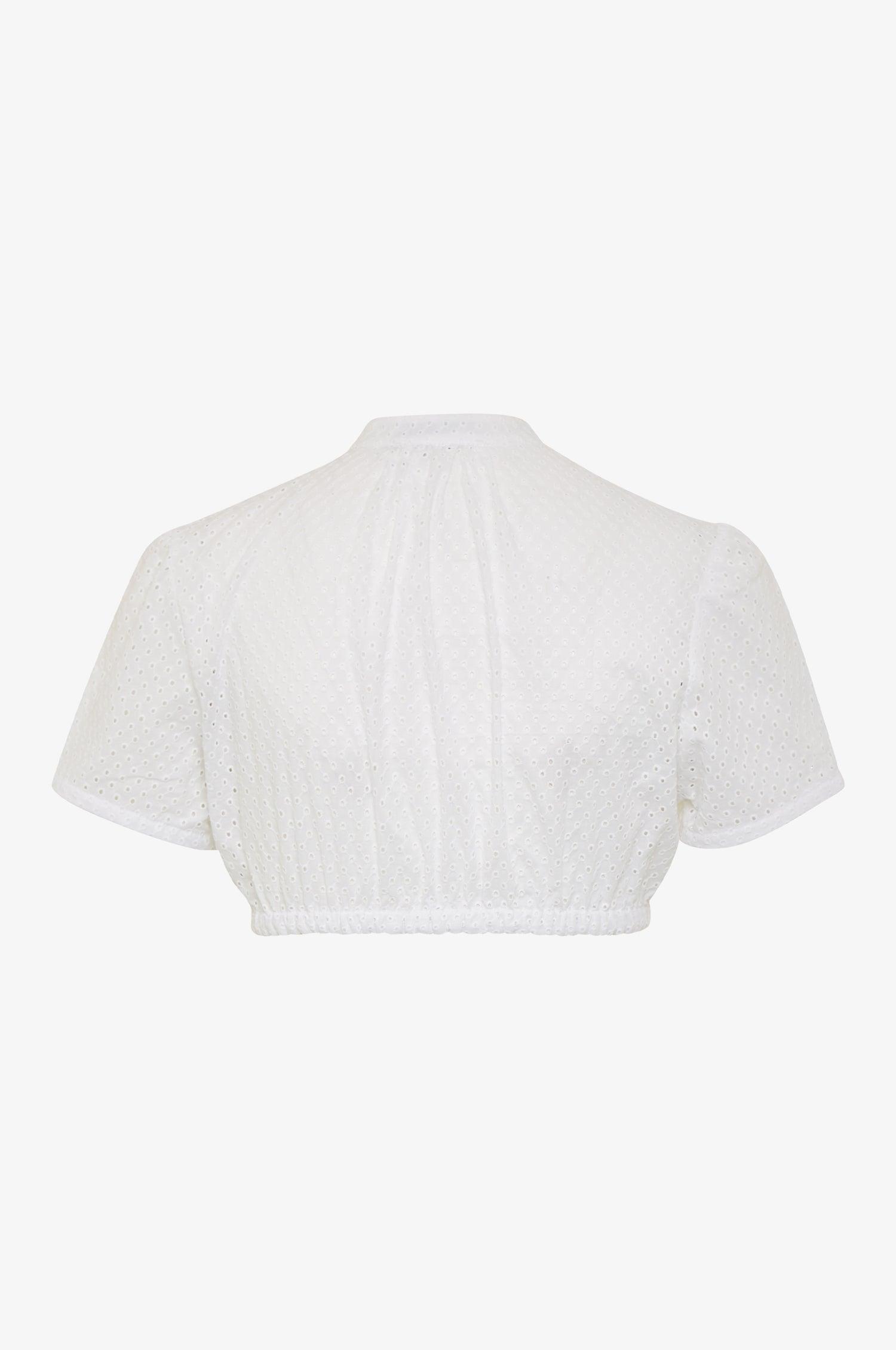Dirndlbluse Sandy in Weiß - TRACHT À PORTER