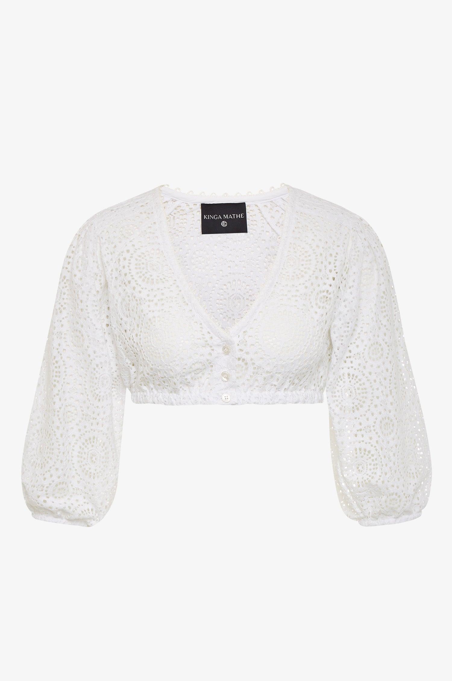 Bluse Kaira in Weiß - TRACHT À PORTER