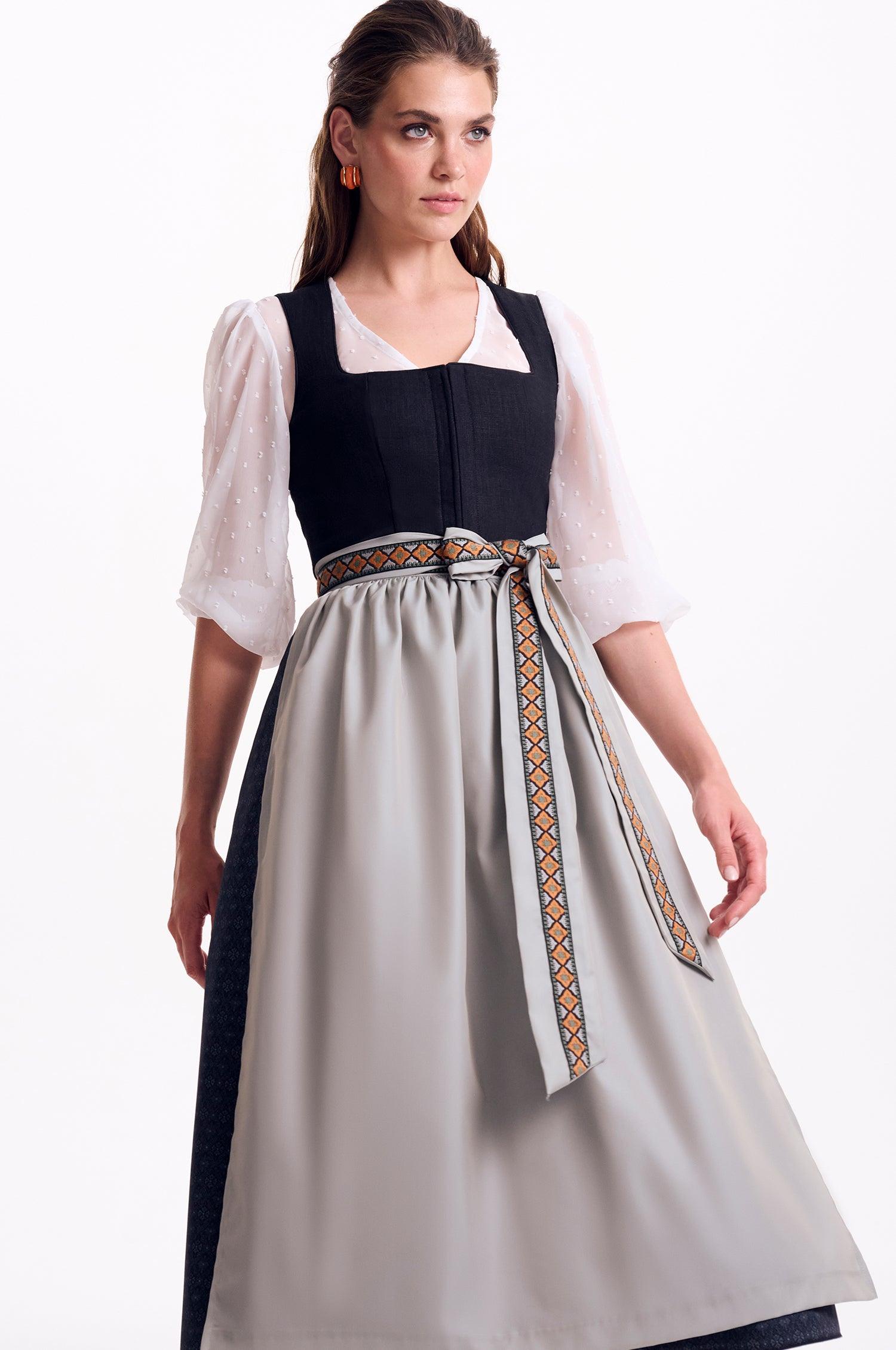 Dirndl Karla in Schwarz - TRACHT À PORTER