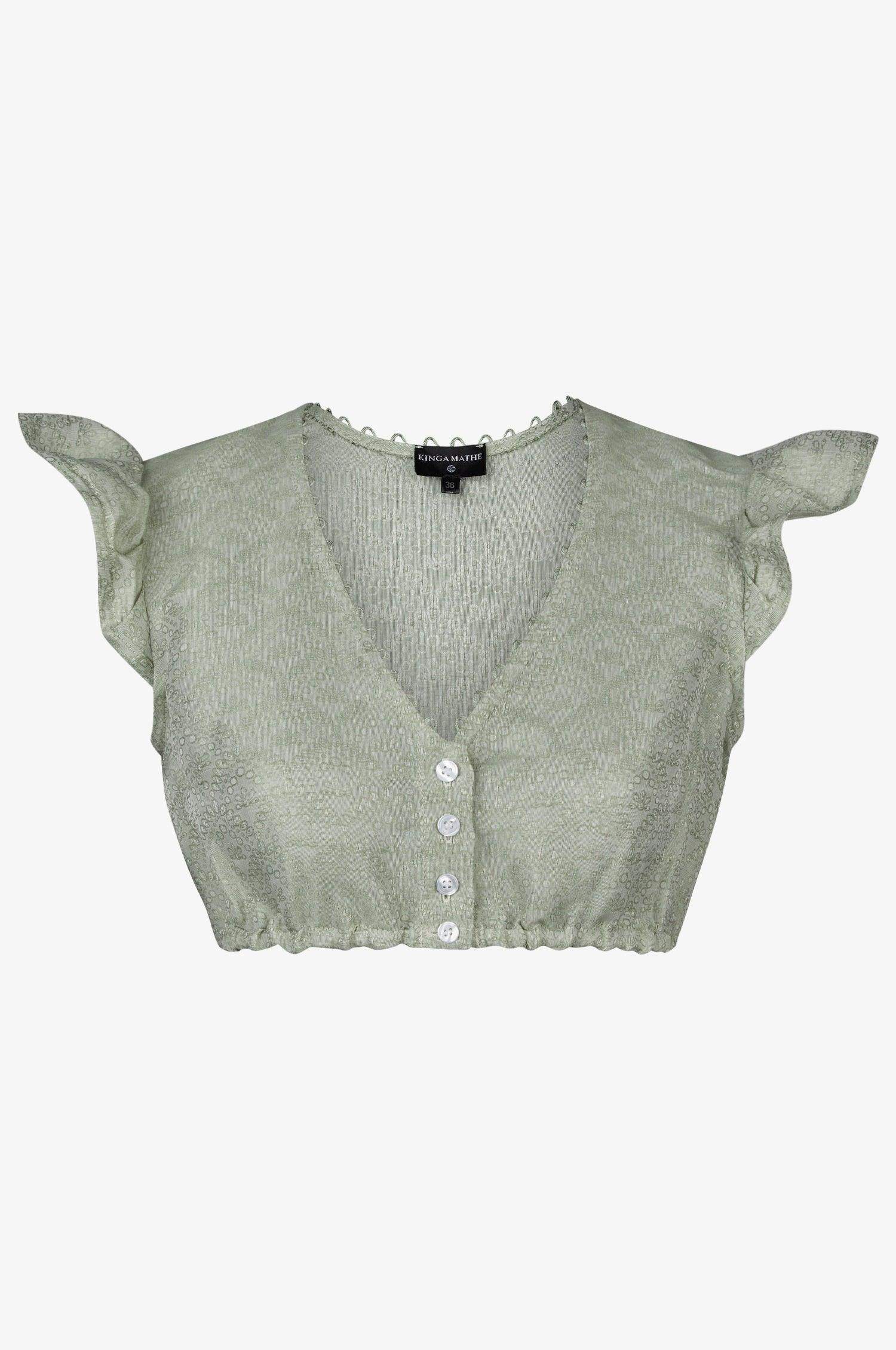 Dirndlbluse Kiki in Mint - TRACHT À PORTER