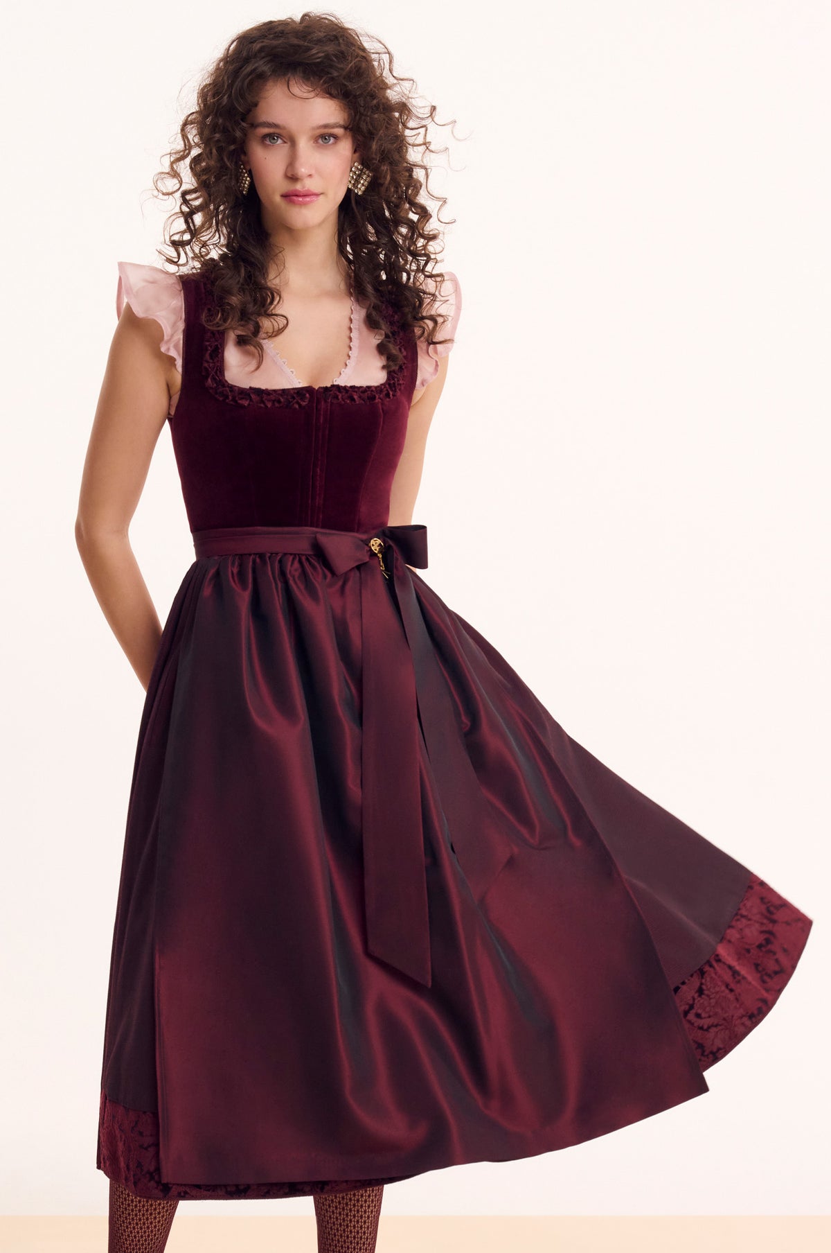 Seidenbluse Kiki in Rose