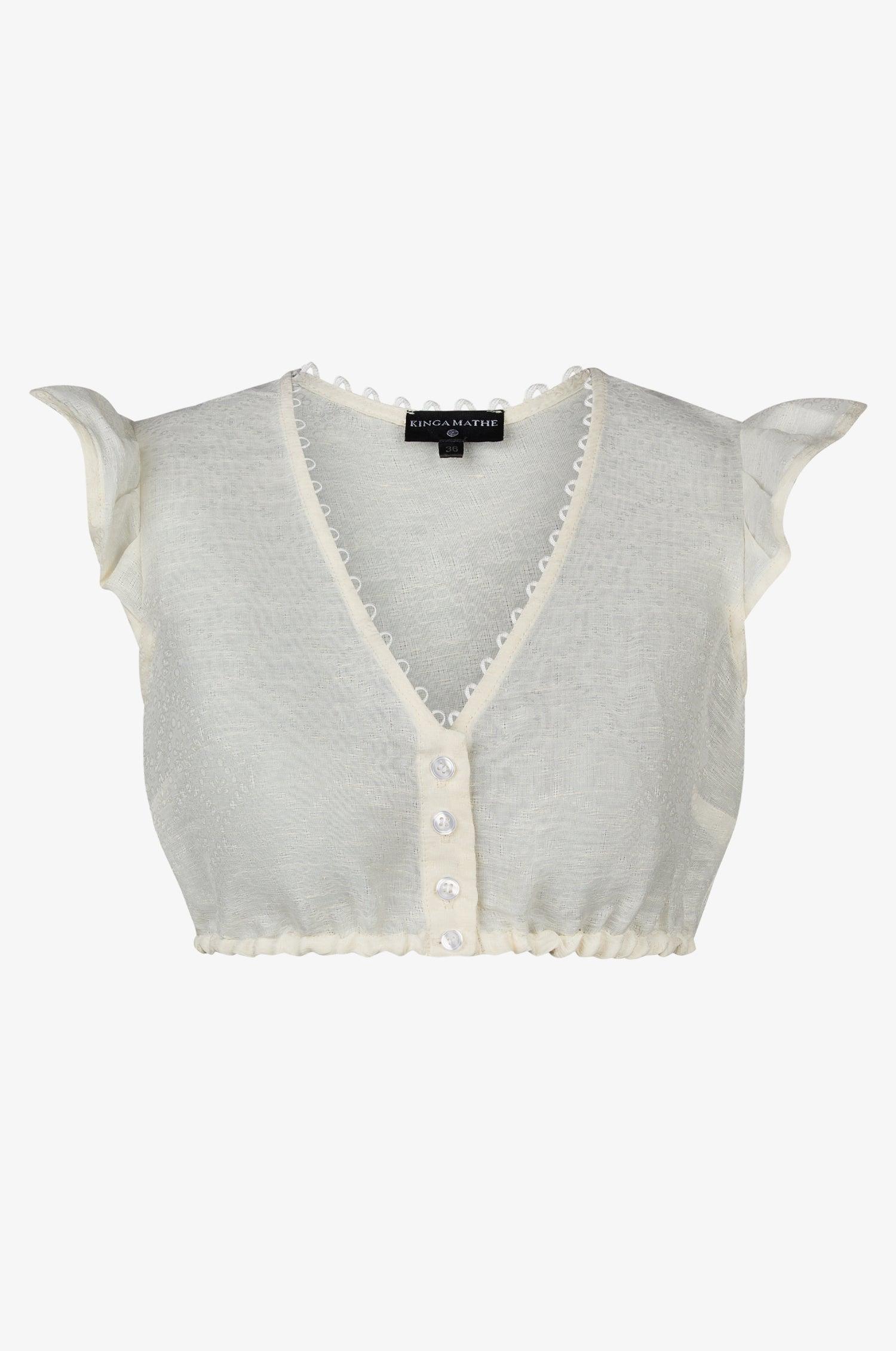 Dirndlbluse Kiki in Weiß - TRACHT À PORTER