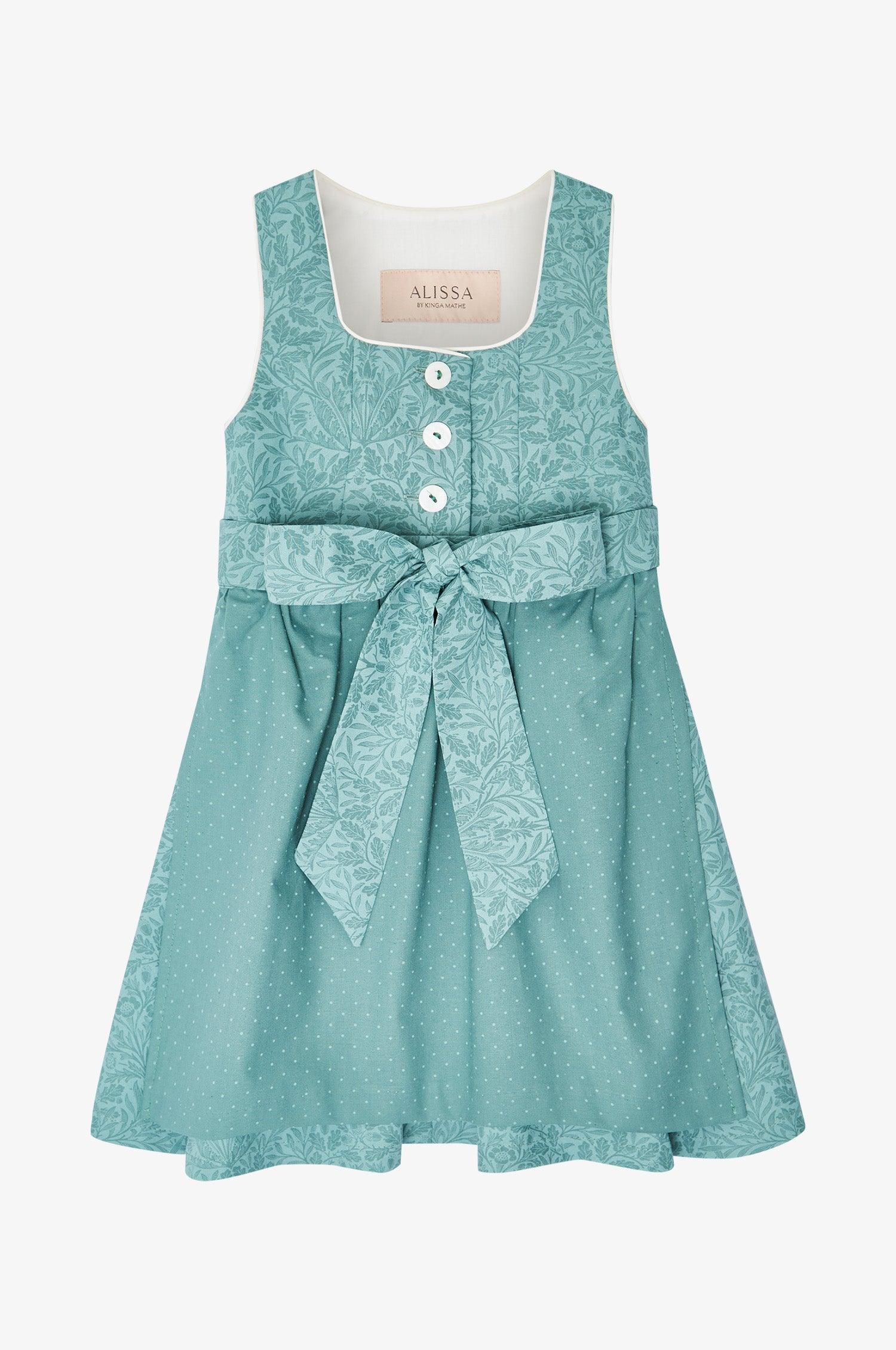 Kinderdirndl Ally in Grün - TRACHT À PORTER