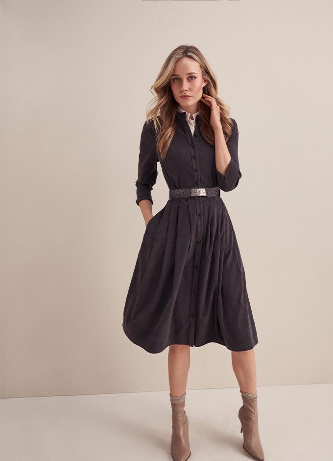 Kleid Inas in Schlamm - TRACHT À PORTER
