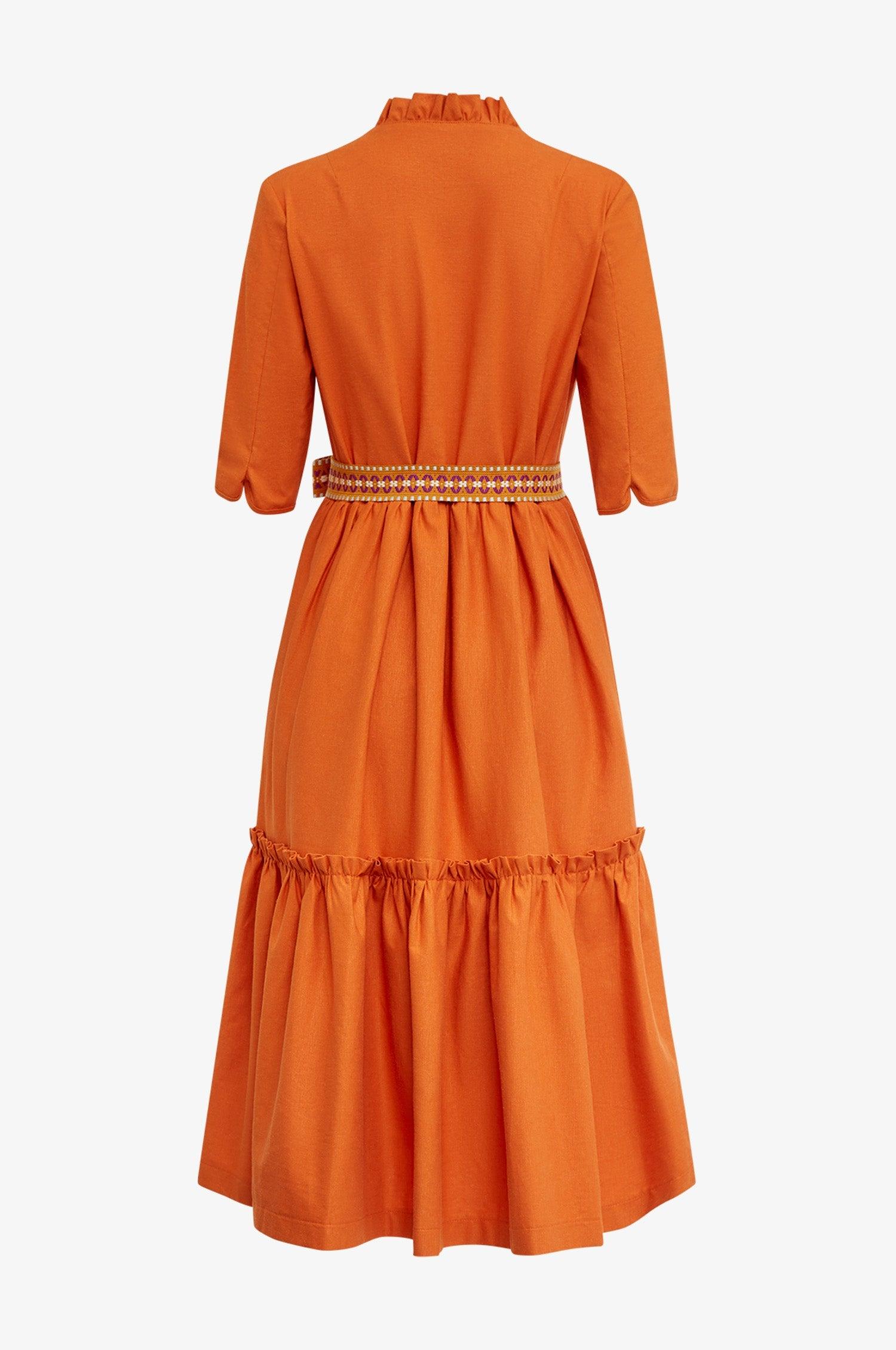 Kleid Sue in Orange - TRACHT À PORTER