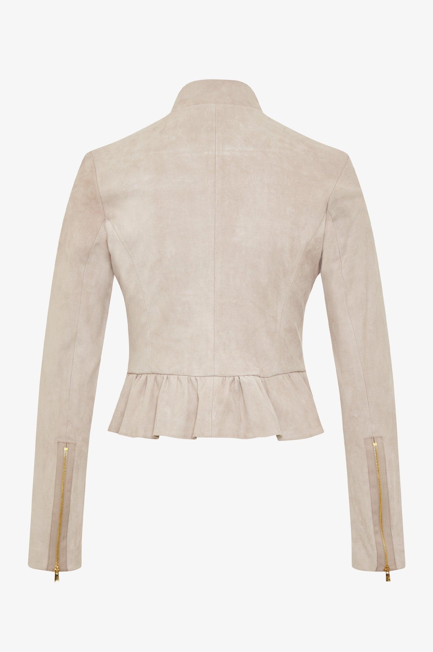 Lederjacke Sybille in Kristall - TRACHT À PORTER