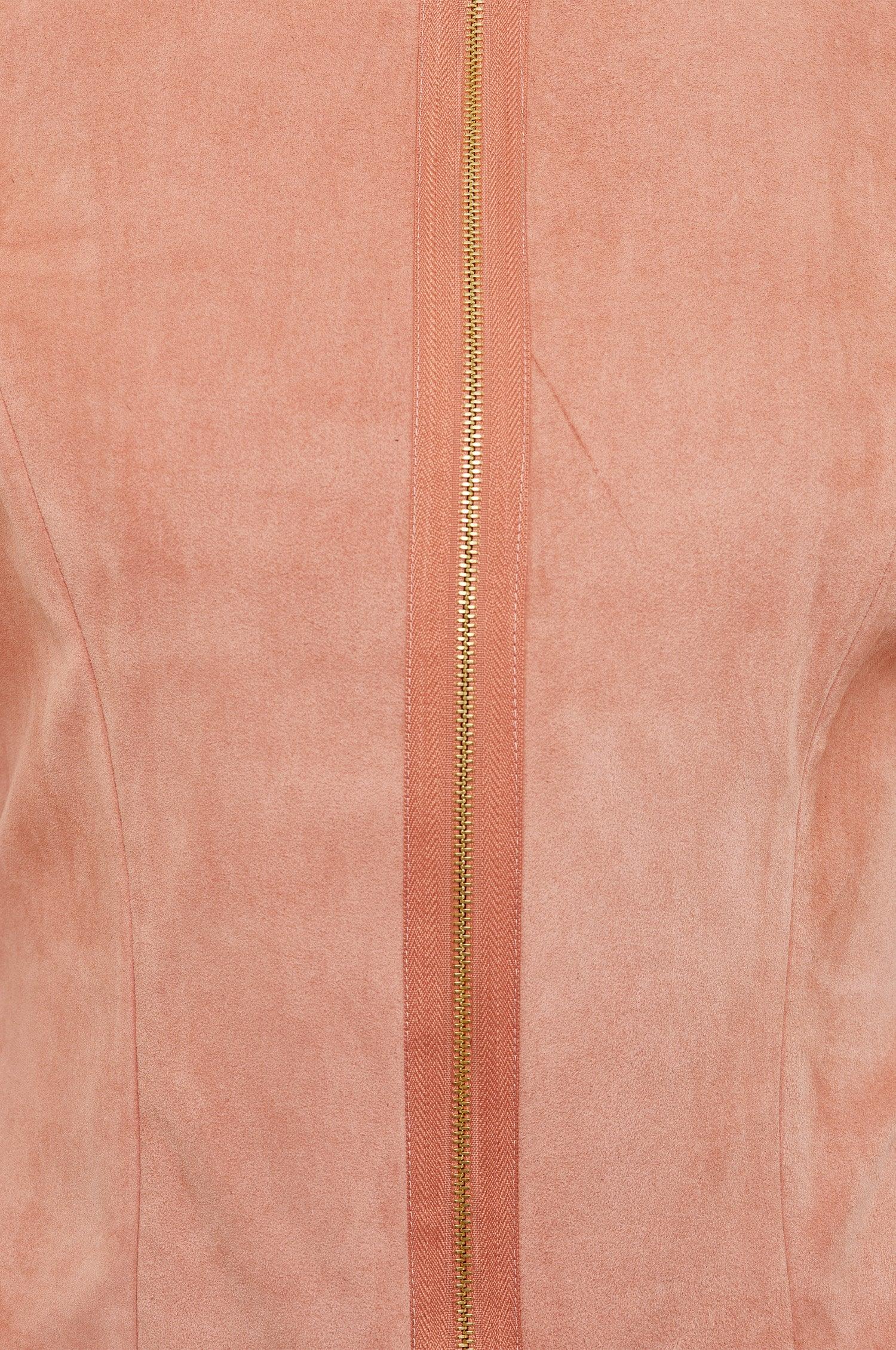 Lederjacke Sybille in peach - TRACHT À PORTER