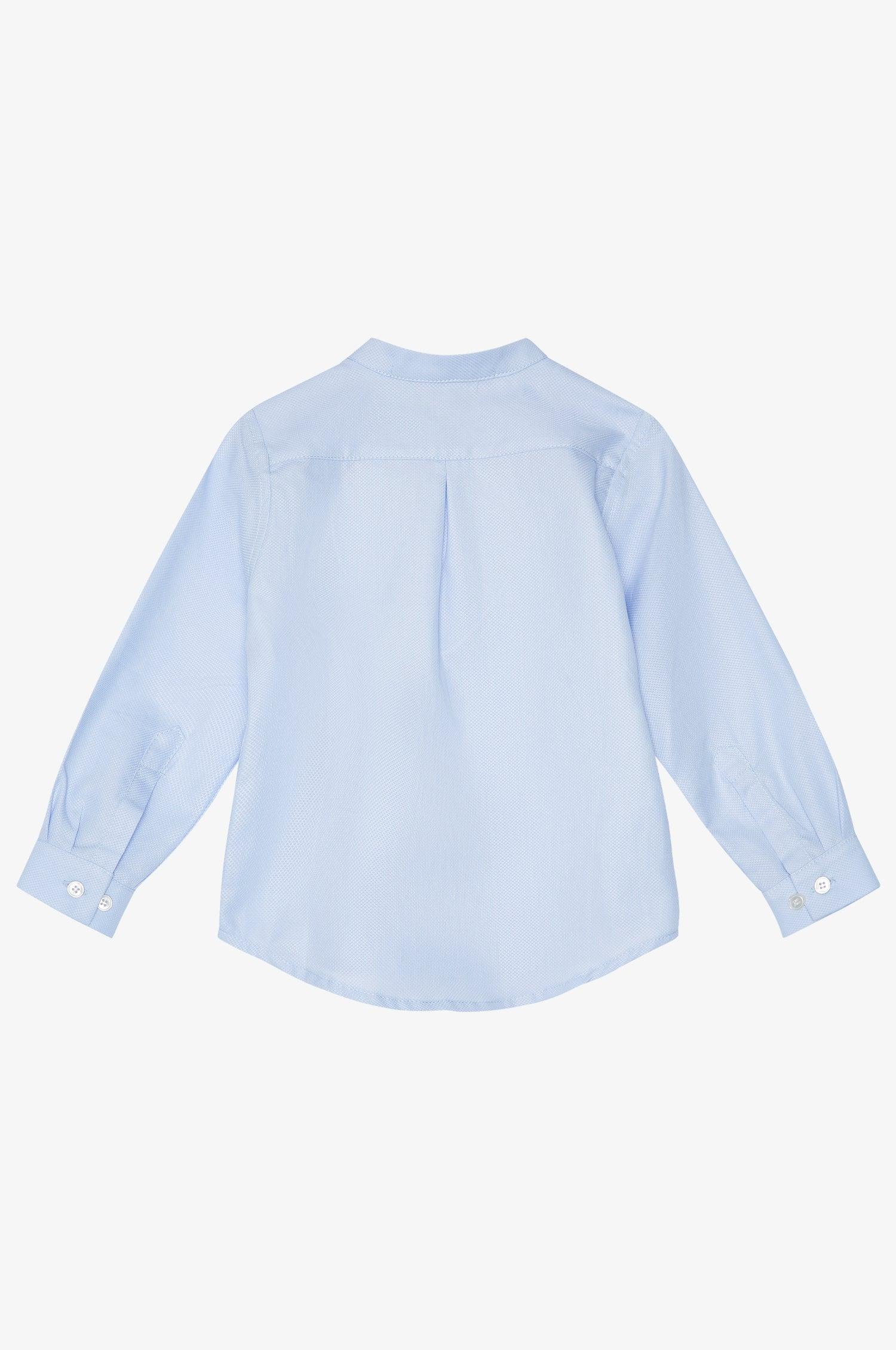 Knabenhemd Fin in hellblau - TRACHT À PORTER