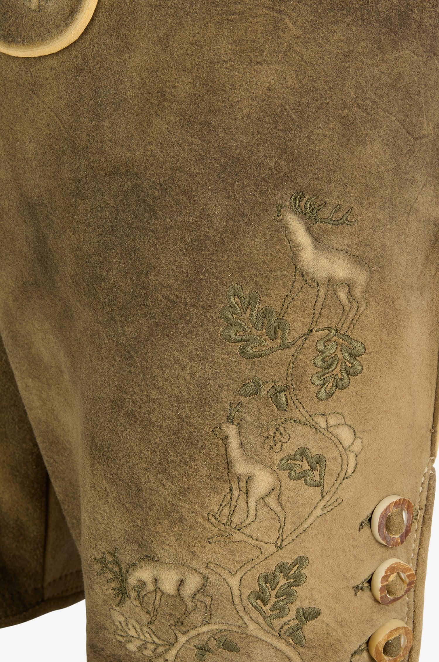 Ziegen Lederhose Tommi in Inka - TRACHT À PORTER