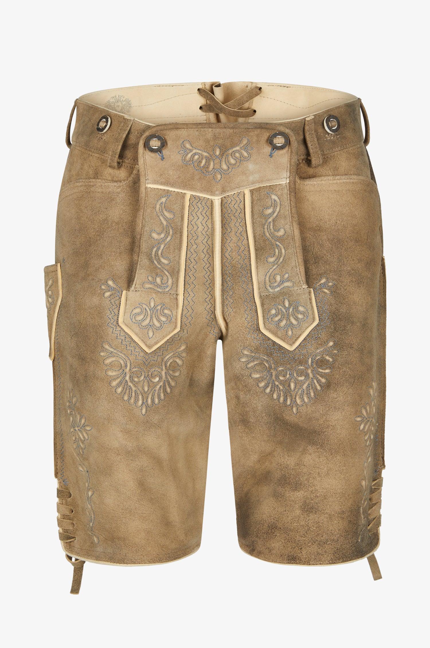 Ziegen Lederhose Josef in Inka - TRACHT À PORTER