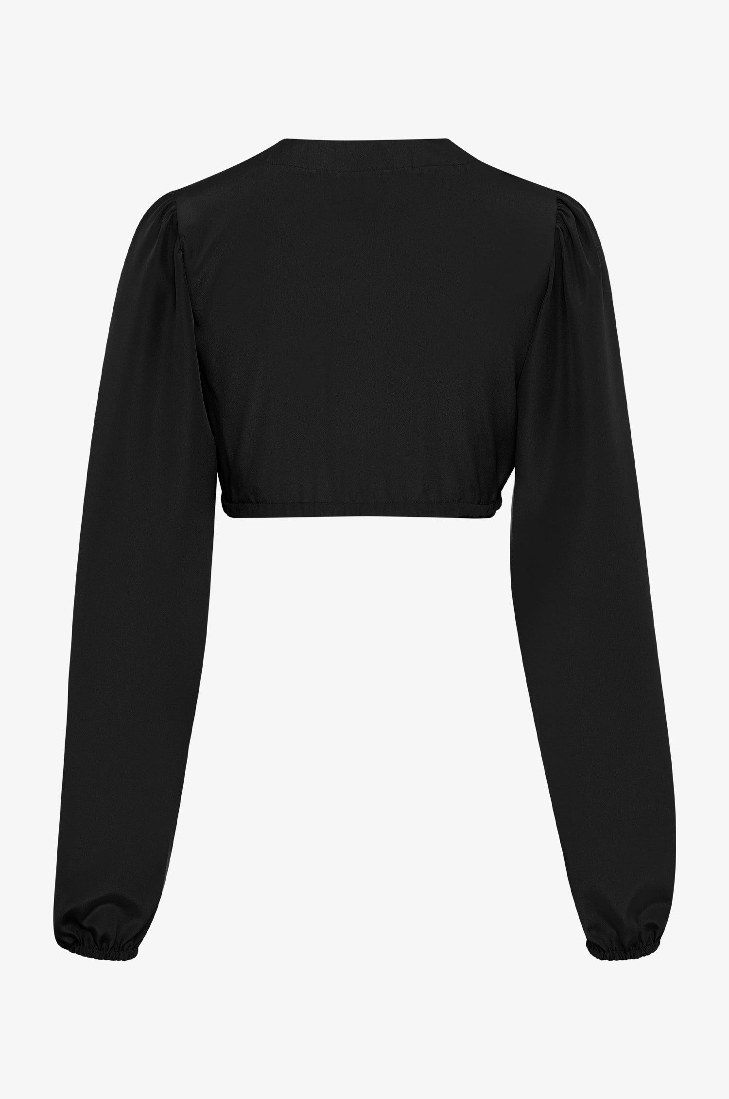 Dirndlbluse Lea in Schwarz - TRACHT À PORTER