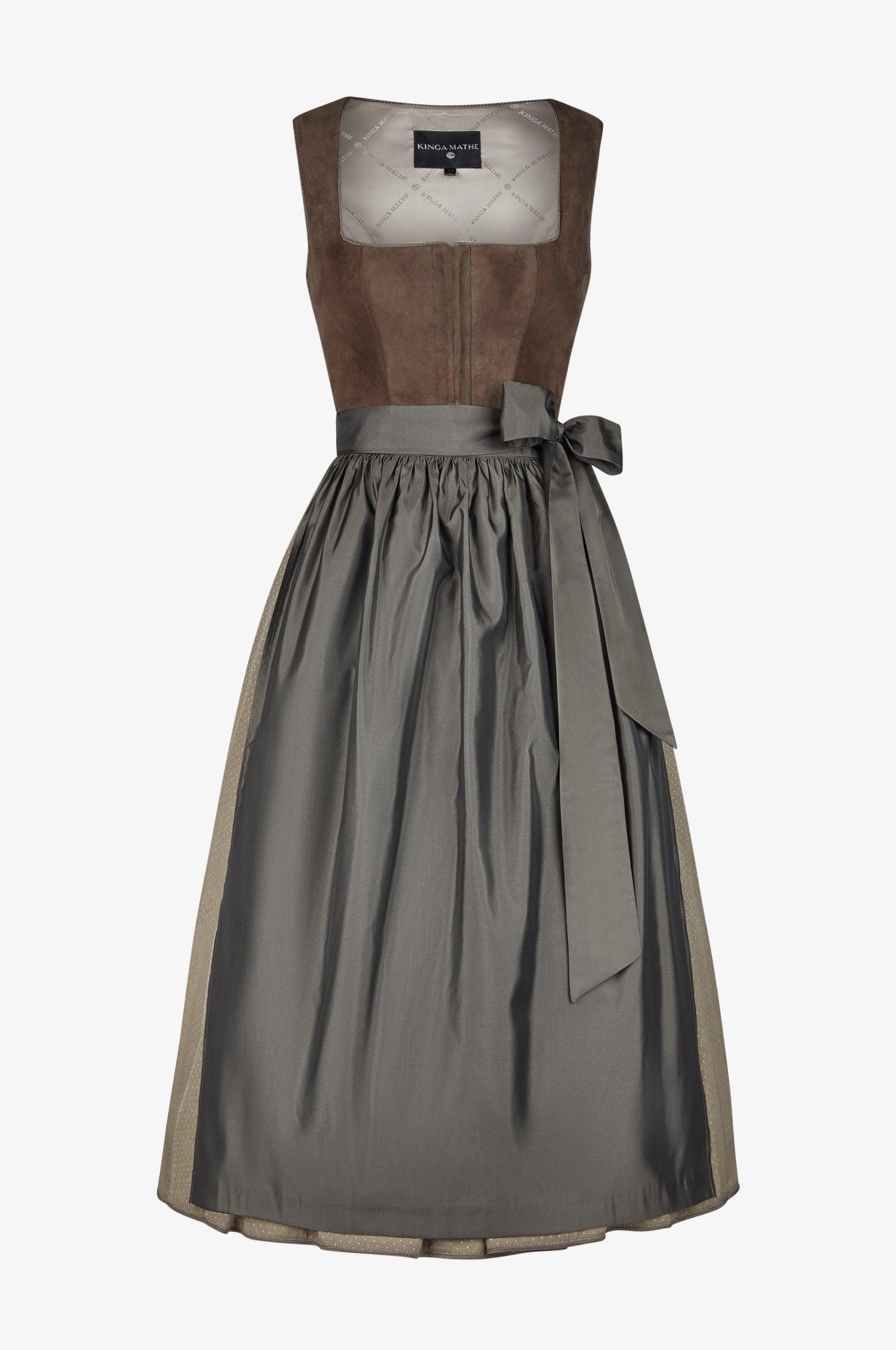 Lederdirndl Liane in Flint - TRACHT À PORTER