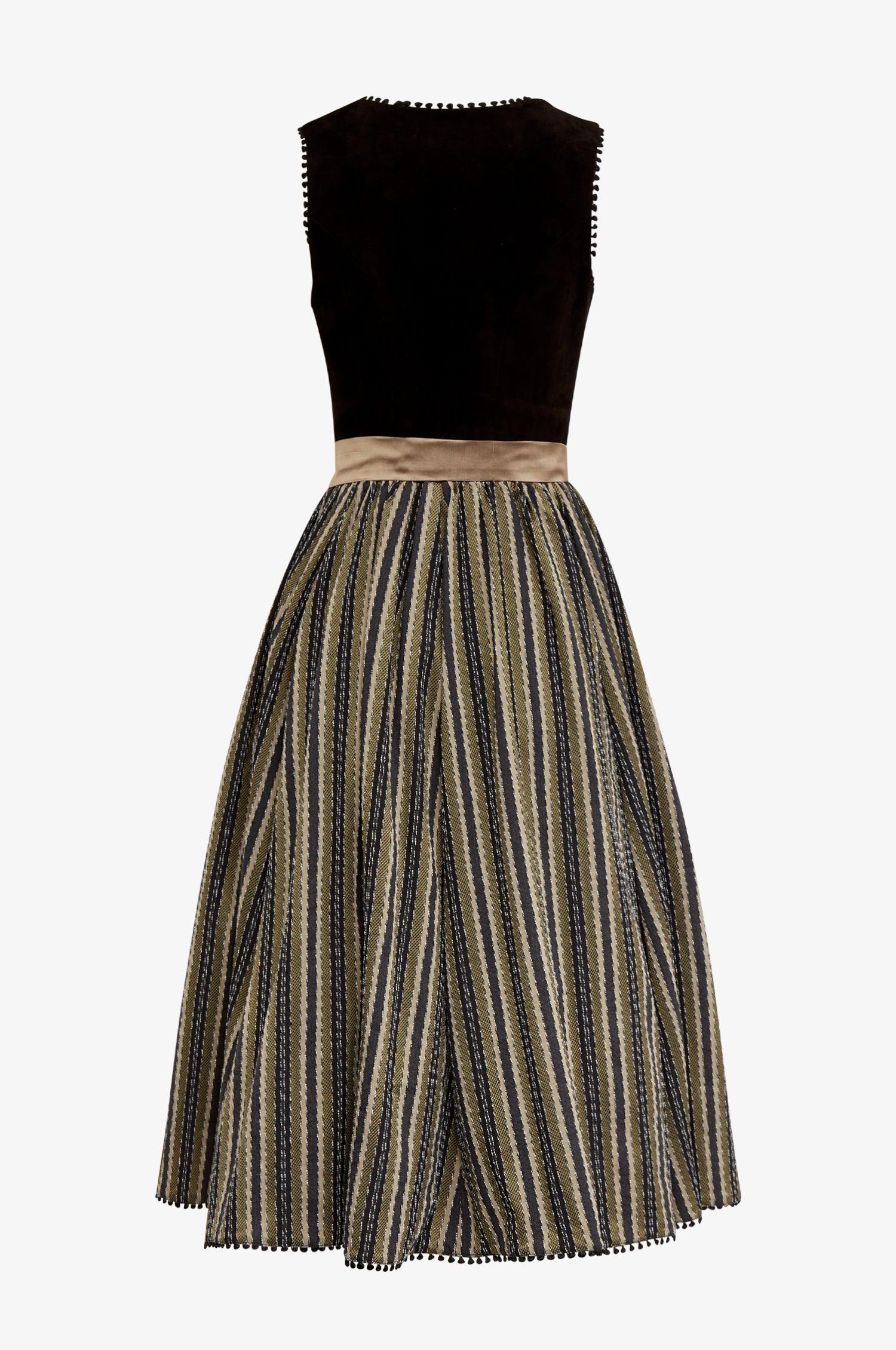 Lederdirndl Granada in Schwarz - TRACHT À PORTER