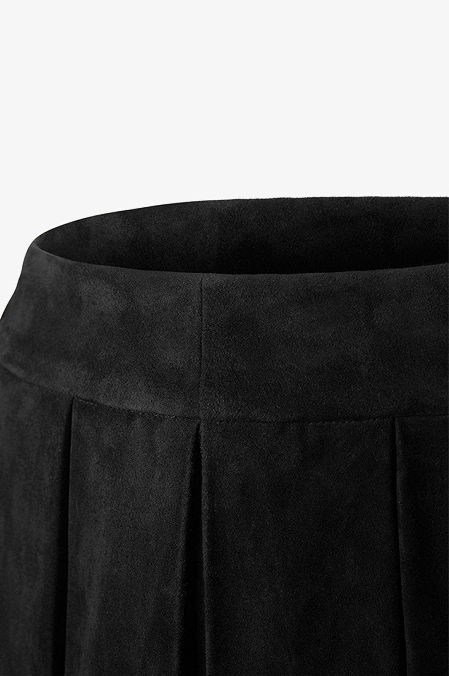 Lederrock Lauren in Schwarz - TRACHT À PORTER
