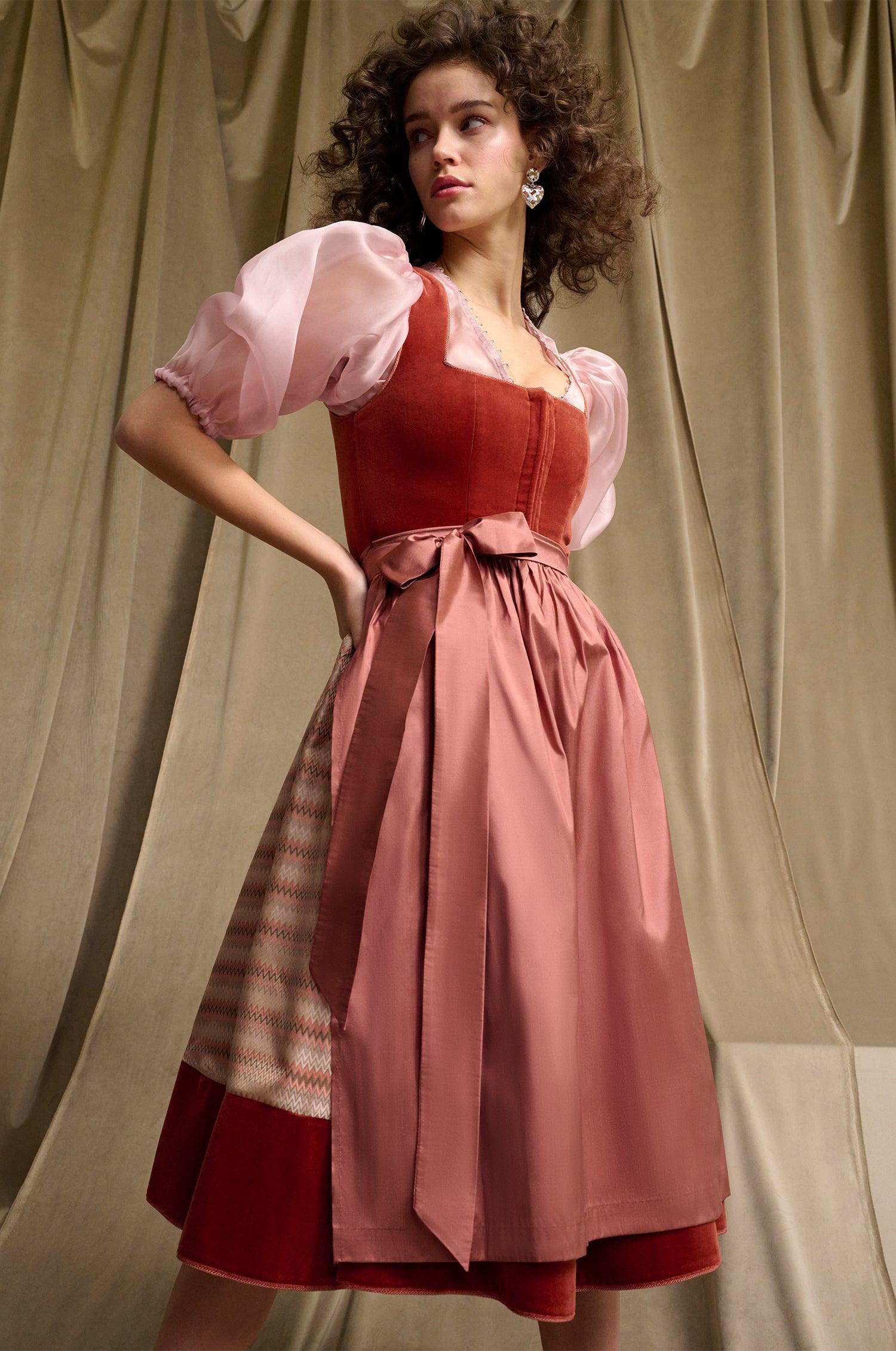 Dirndl Lorient in Kupfer - TRACHT À PORTER