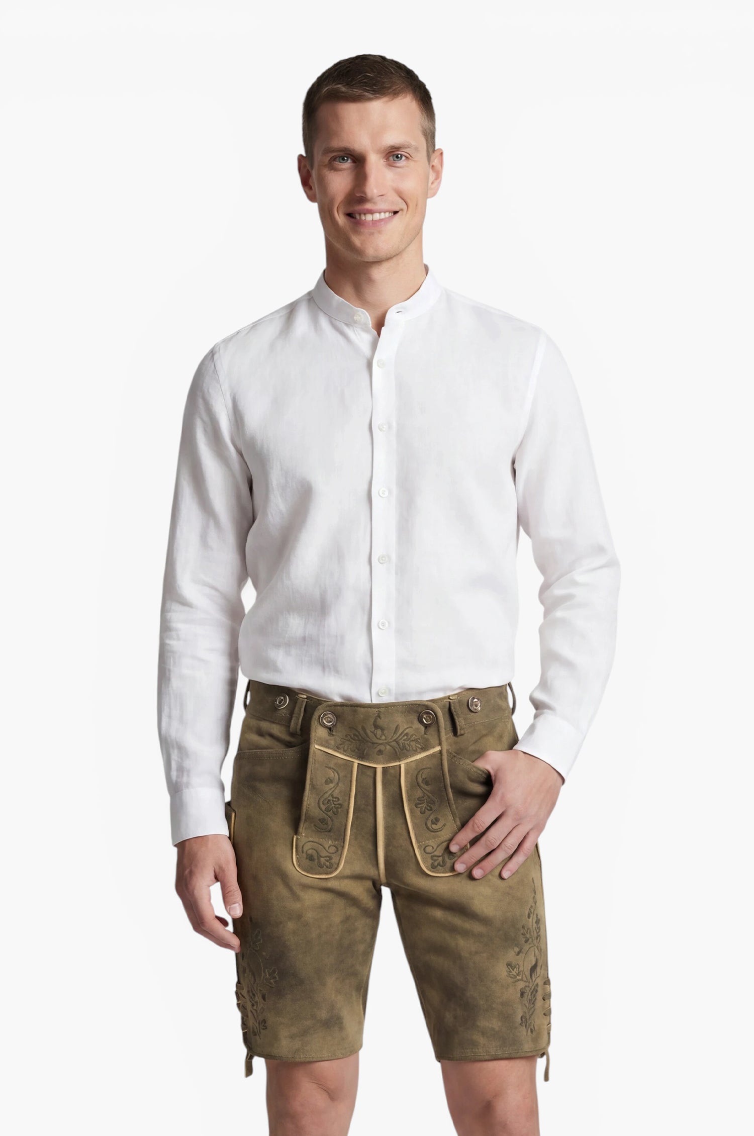 Ziegen Lederhose Ludwig in Inka