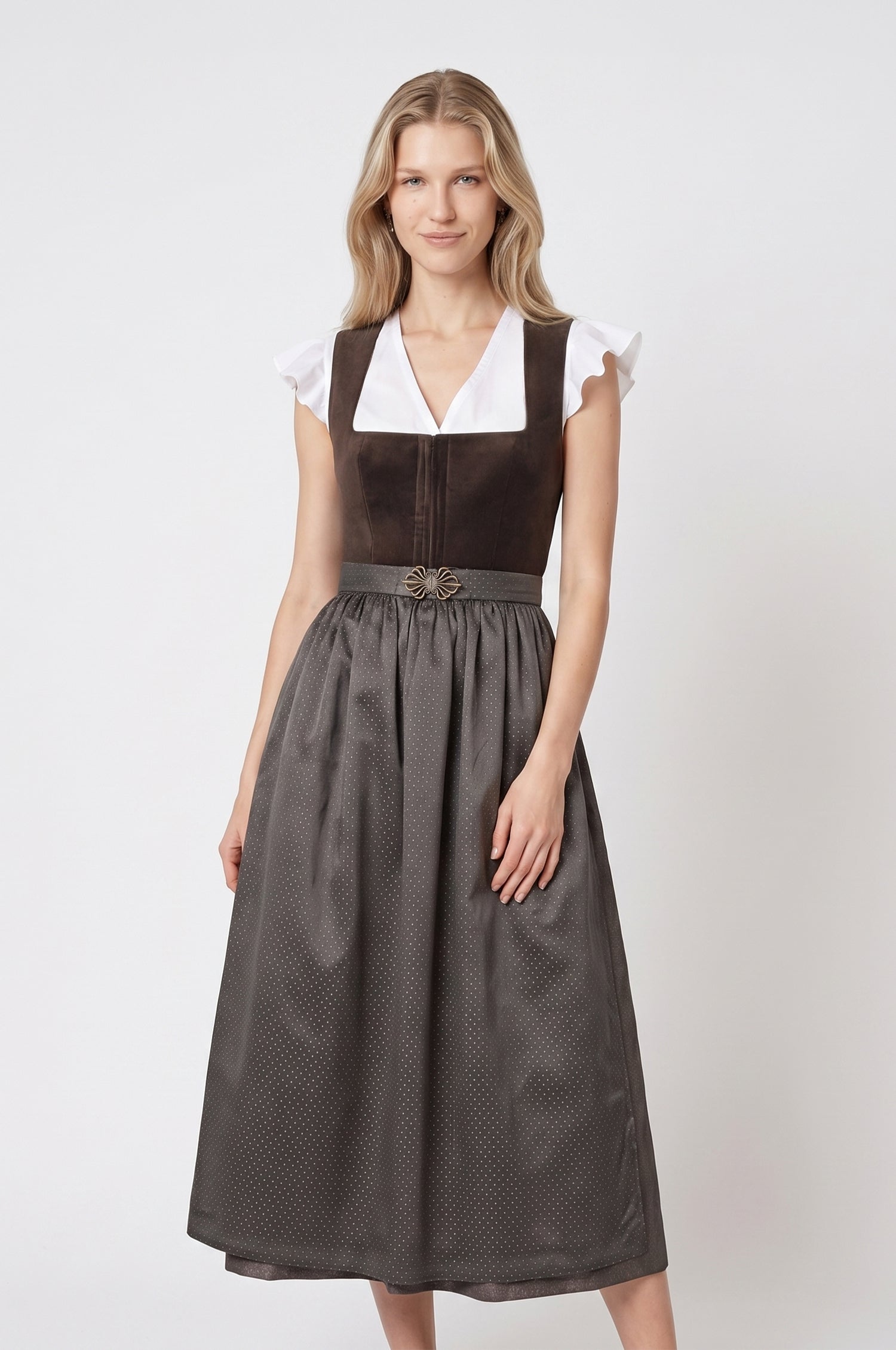 Dirndl Lumi in Trüffel