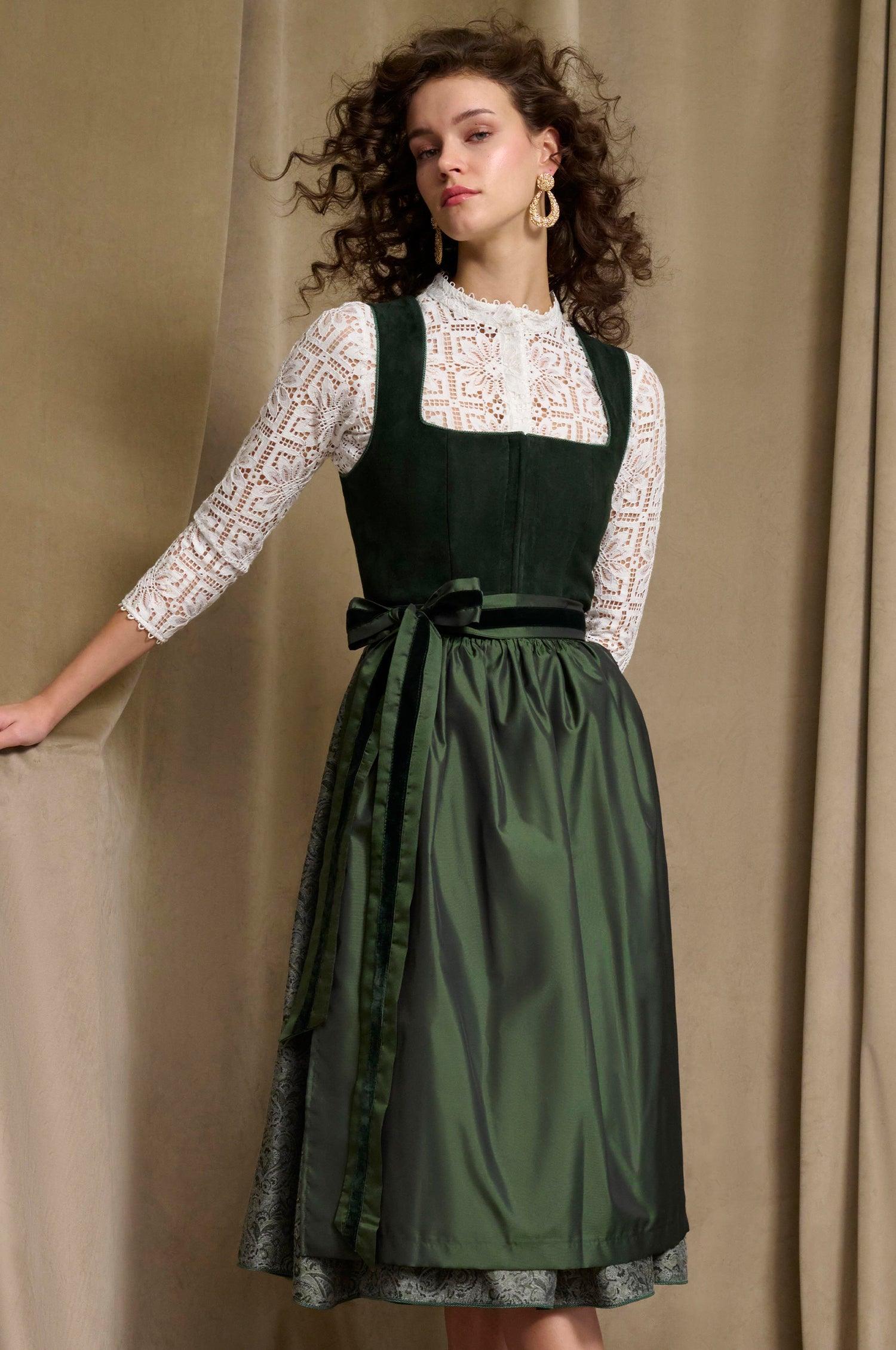 Lederdirndl Maliano in Forest - TRACHT À PORTER