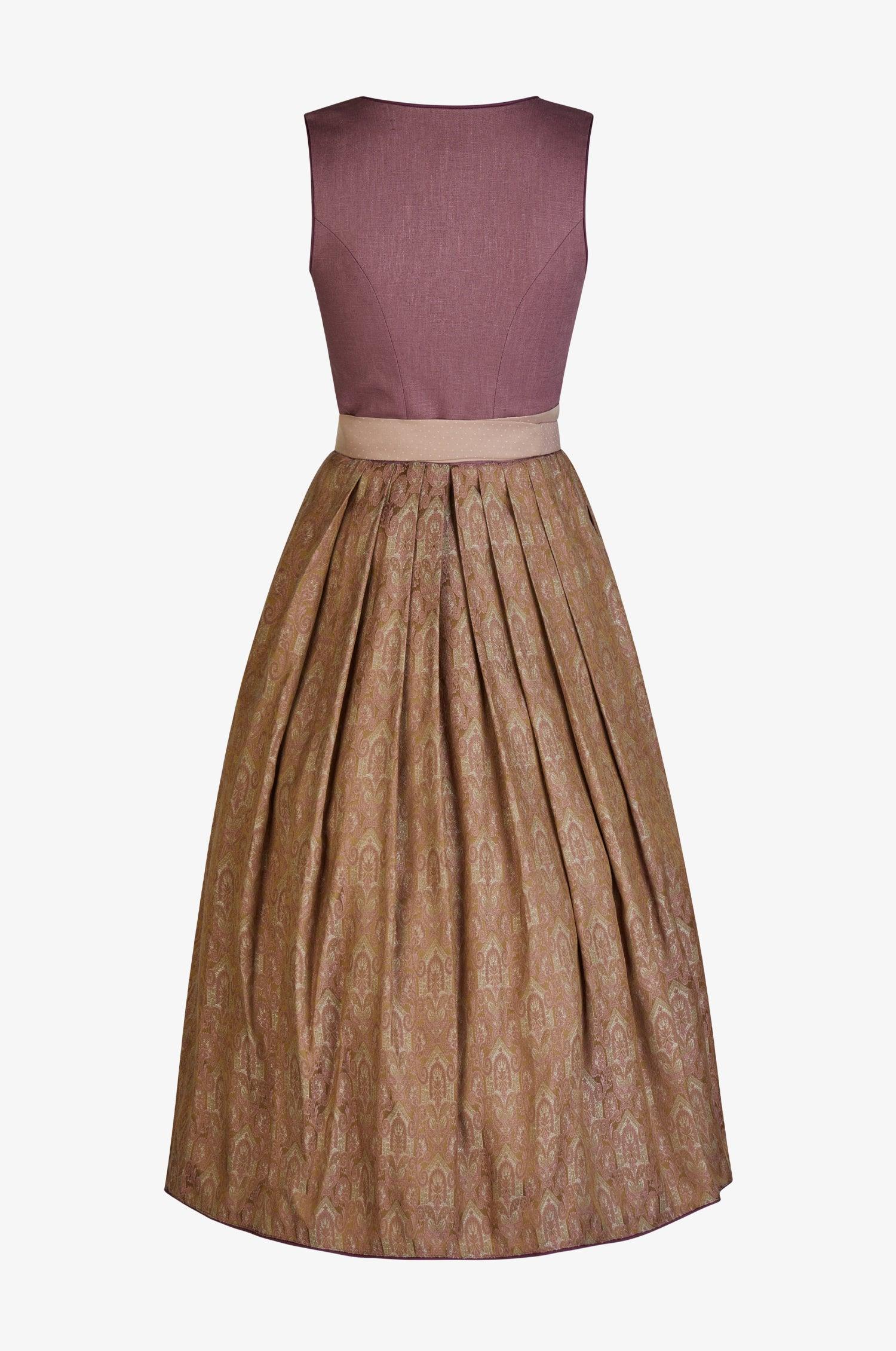 Dirndl Marleen in Mauve - TRACHT À PORTER