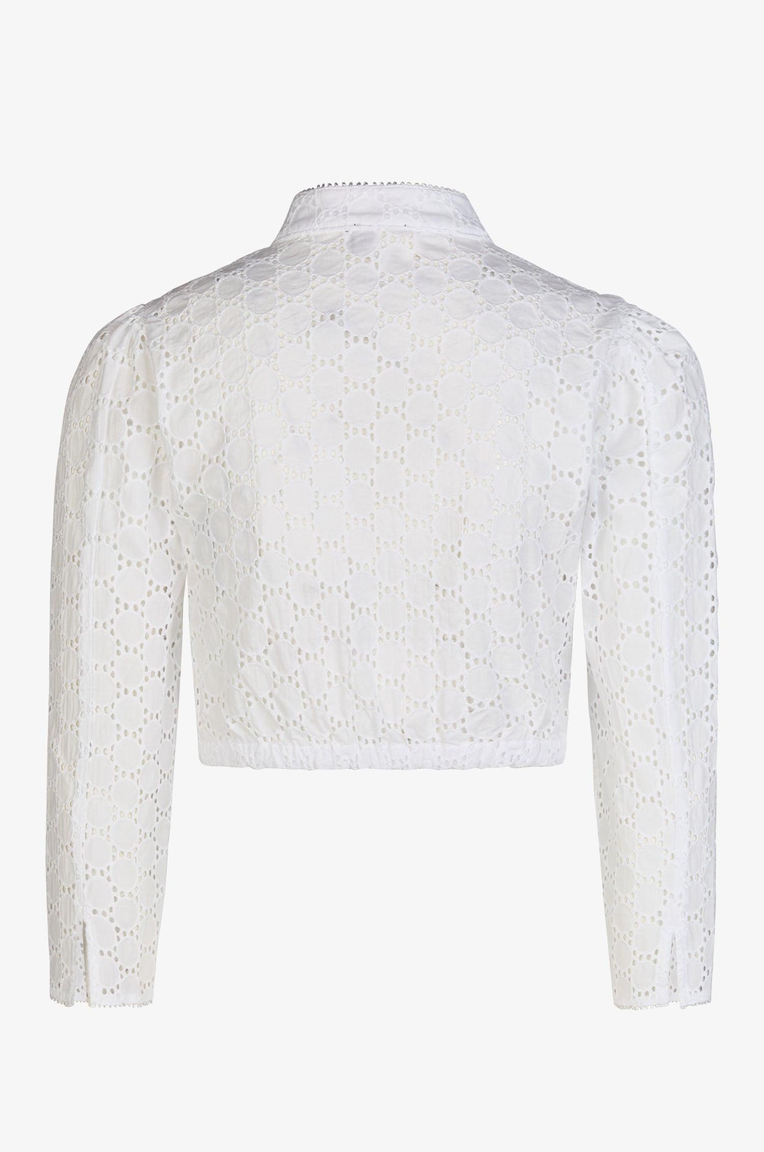 Dirndlbluse Mimi in Weiß - TRACHT À PORTER
