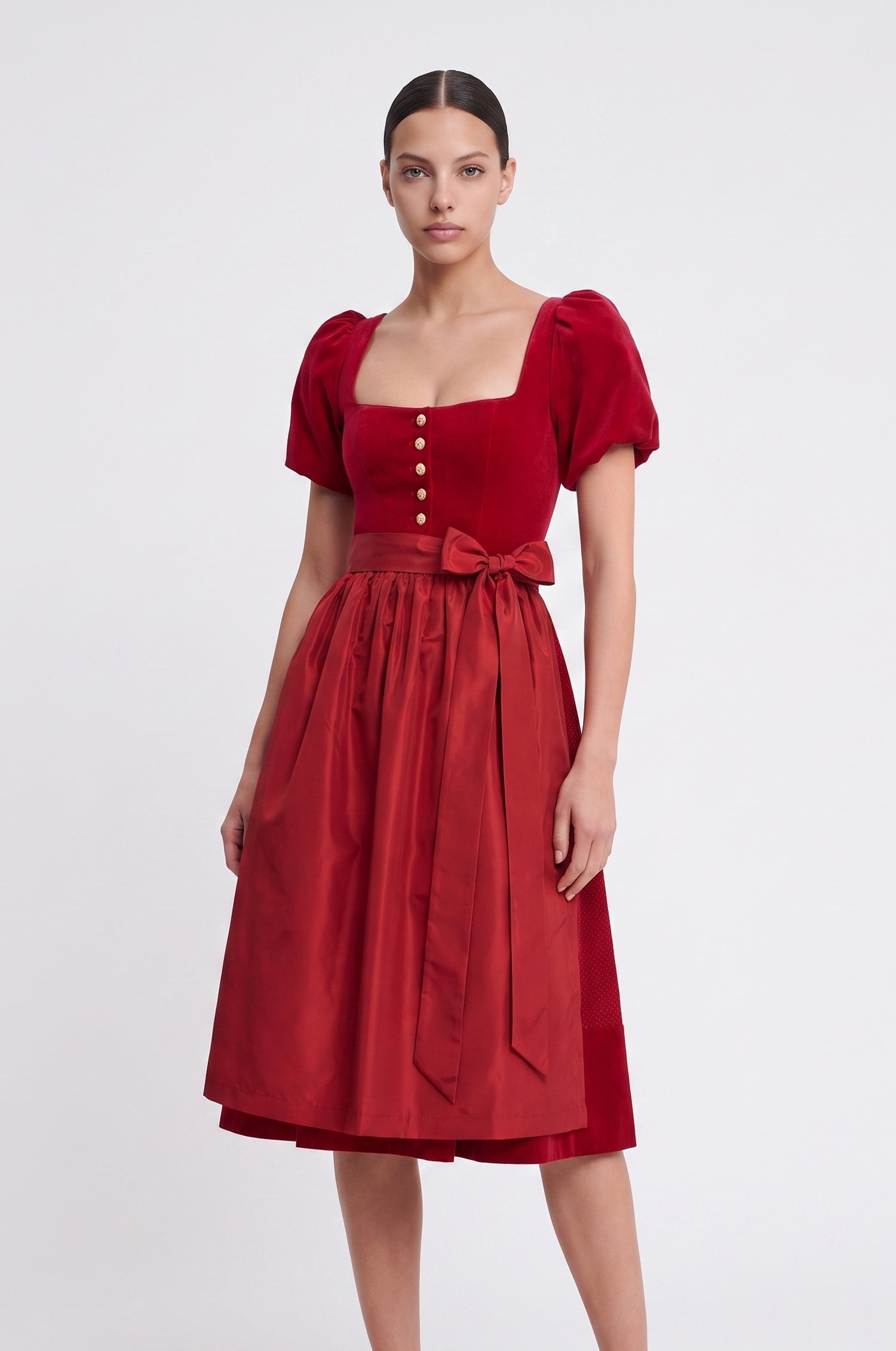 Dirndl Minori in Rot