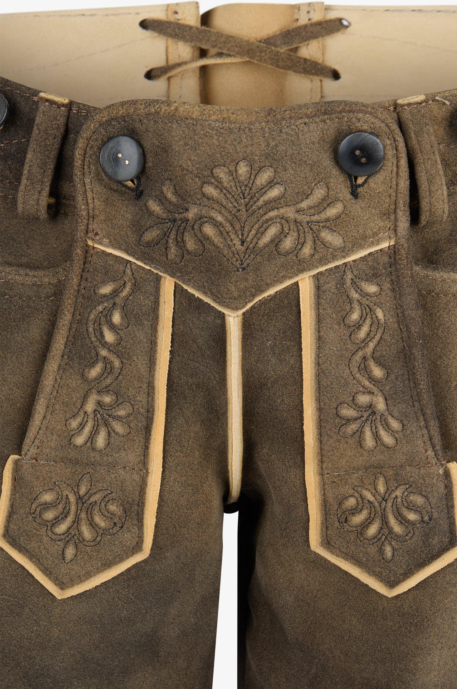 Damen Lederhose Nina in Ahorn - TRACHT À PORTER