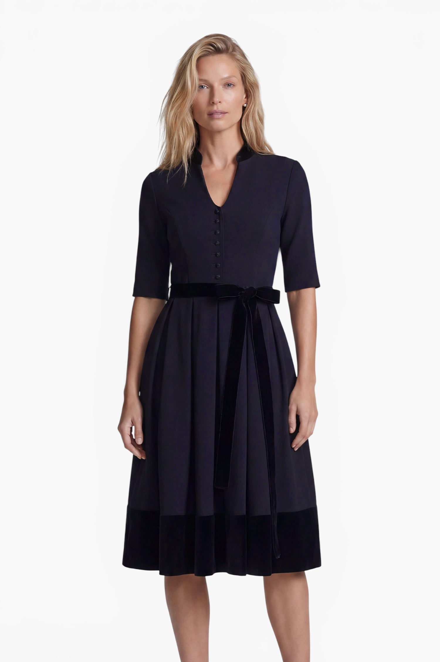 Dirndlkleid Palmsprings in Nachtblau