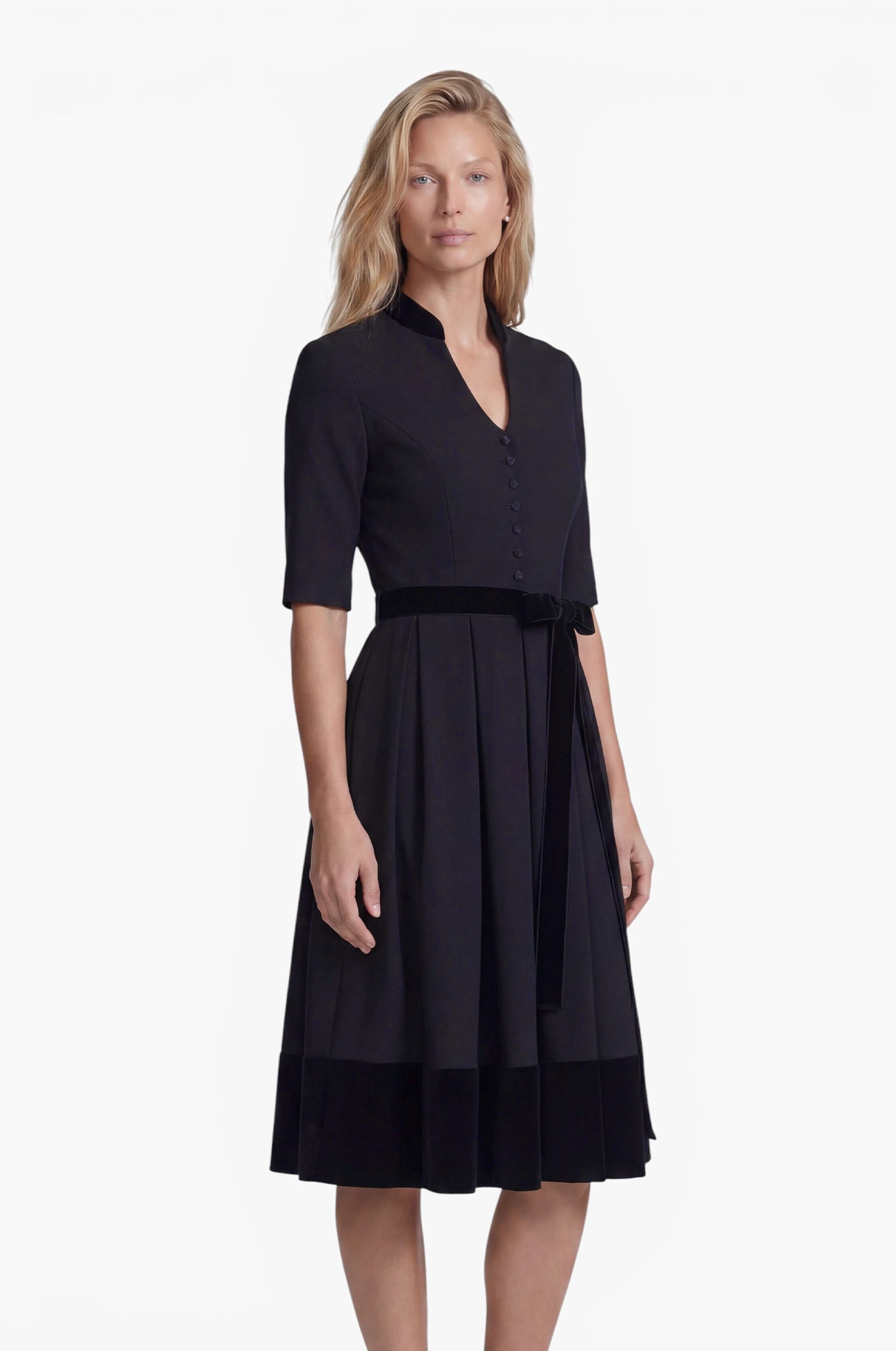 Dirndlkleid Palmsprings in Nachtblau