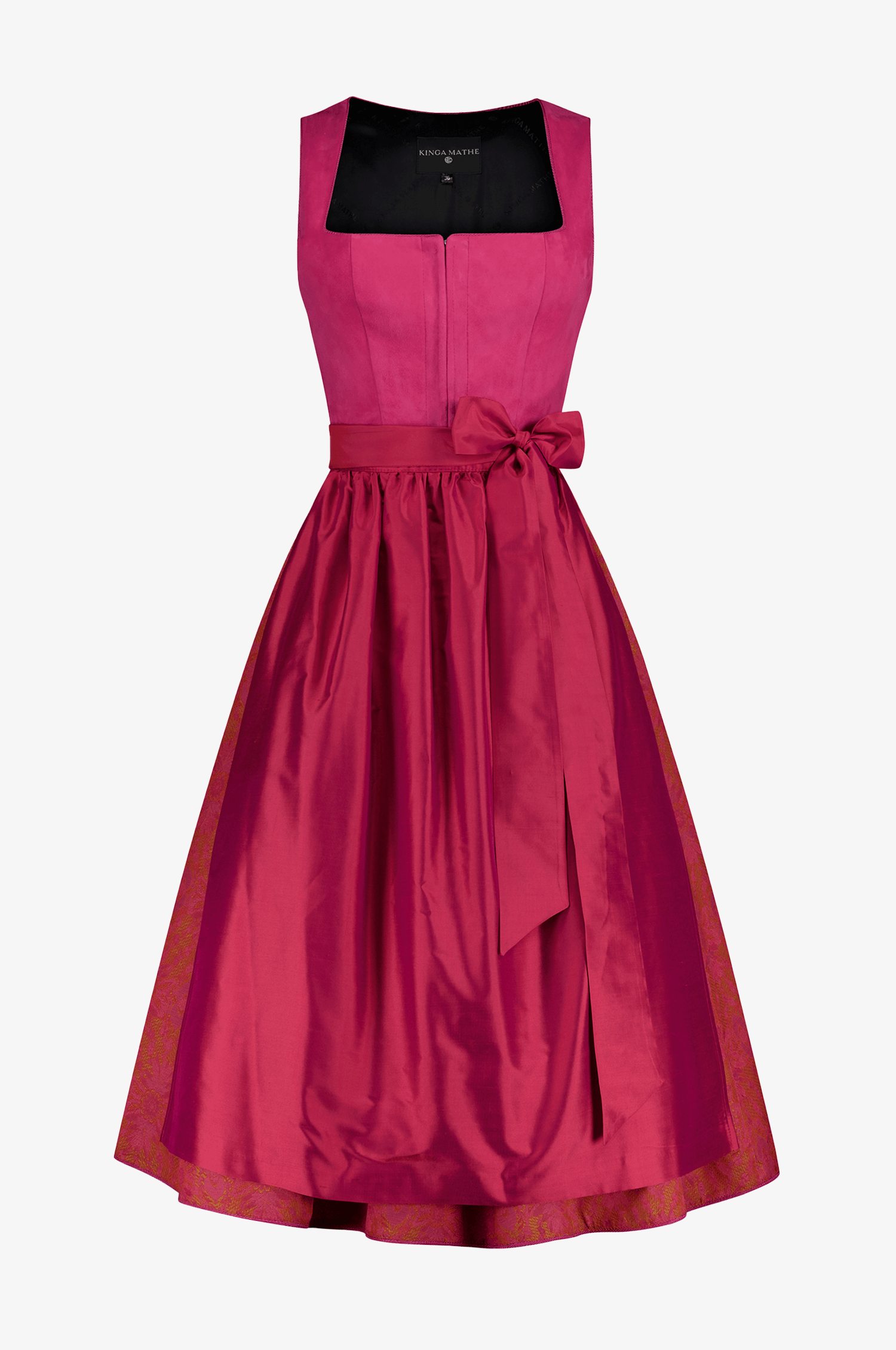 Lederdirndl Panama in Pink