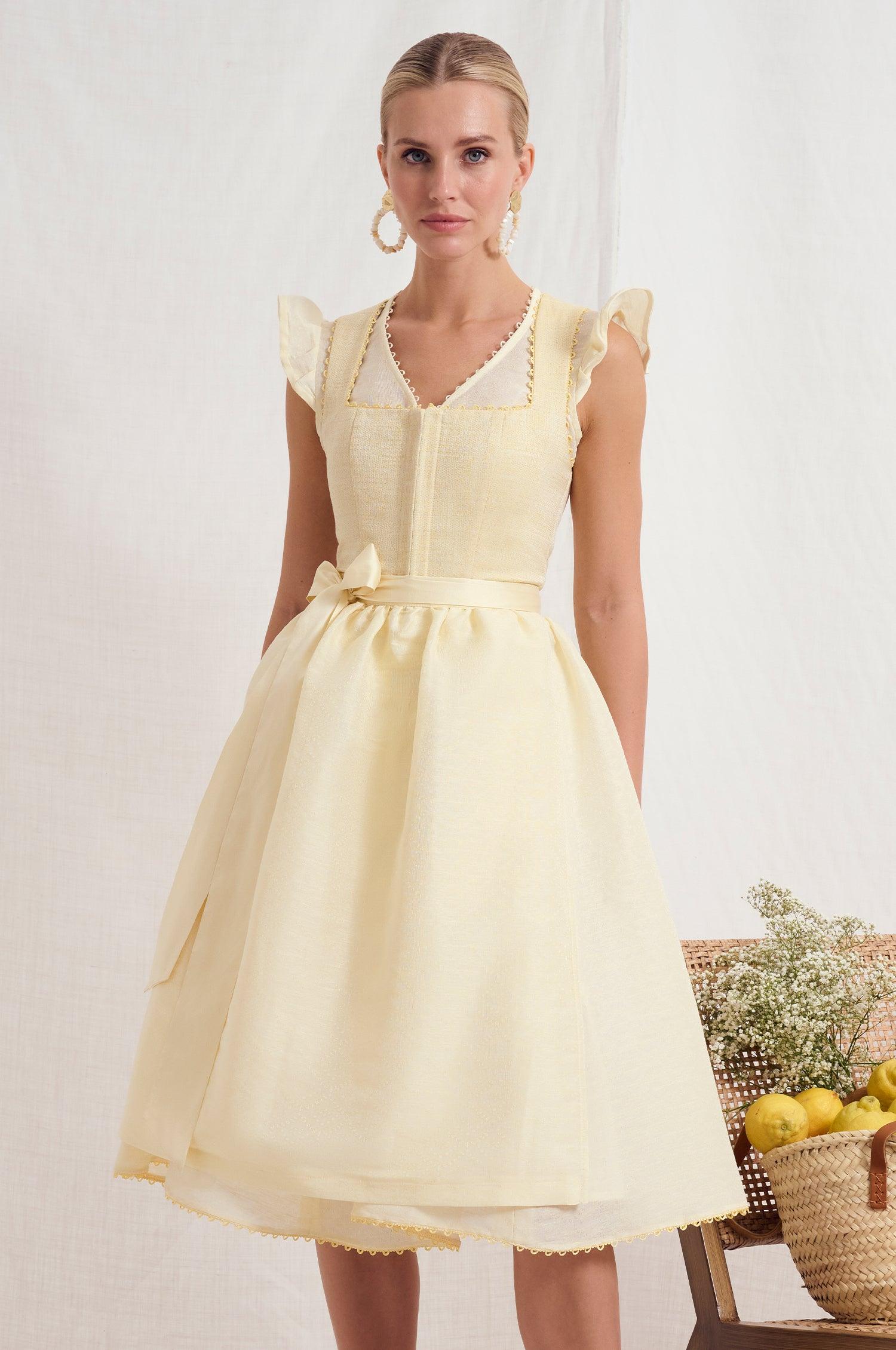 Dirndl Perugia in Gelb - TRACHT À PORTER