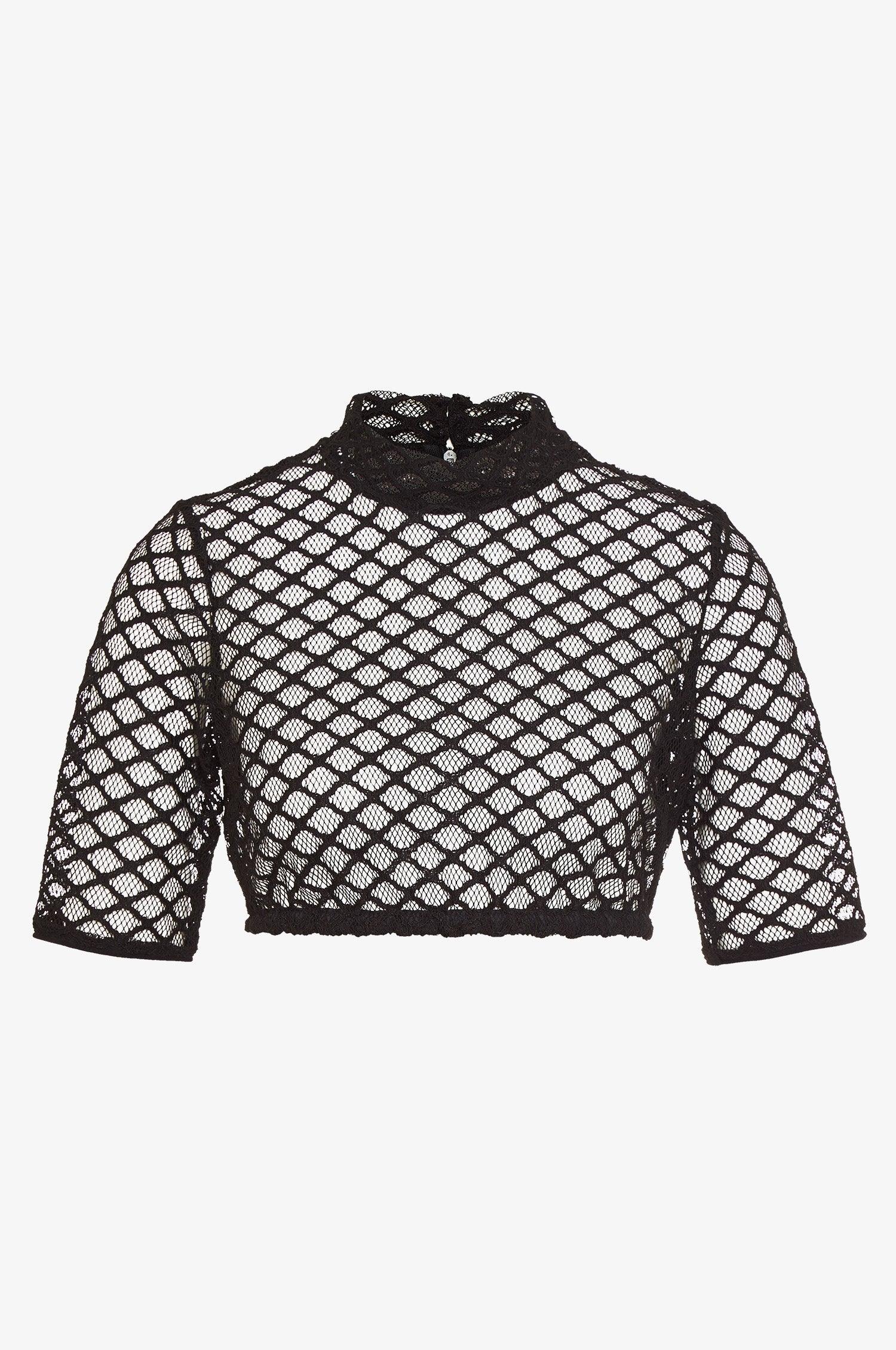 Dirndlbluse Inga in Schwarz - TRACHT À PORTER