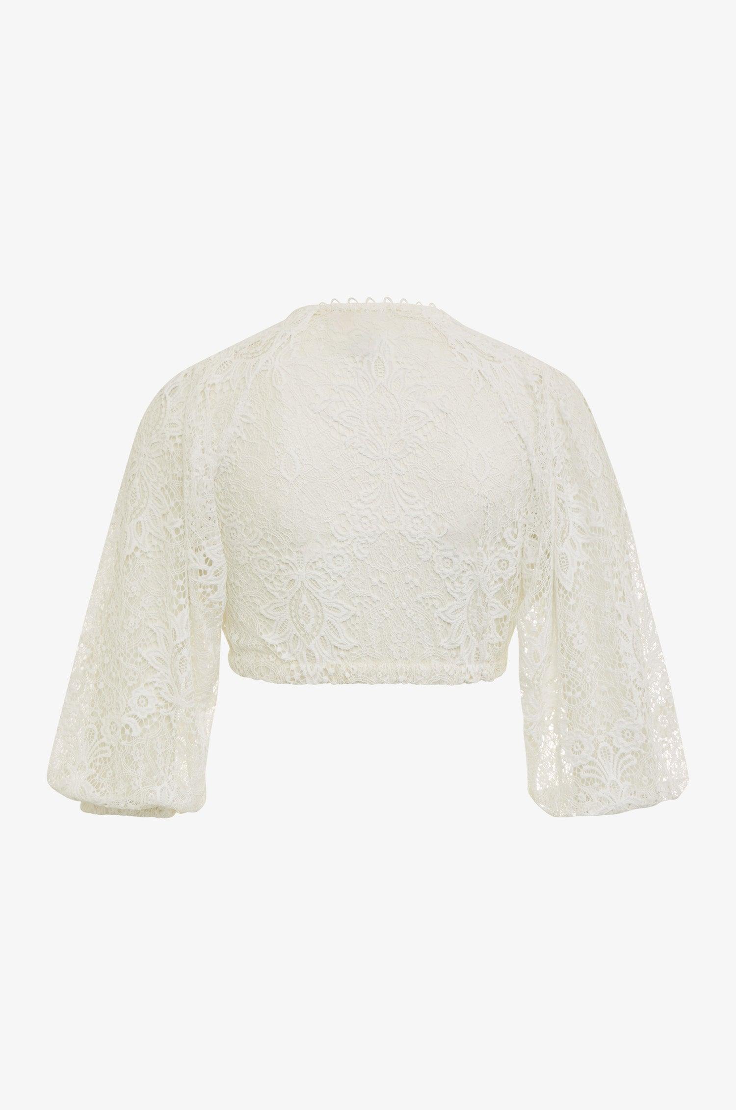 Bluse Kaira in Weiß - TRACHT À PORTER
