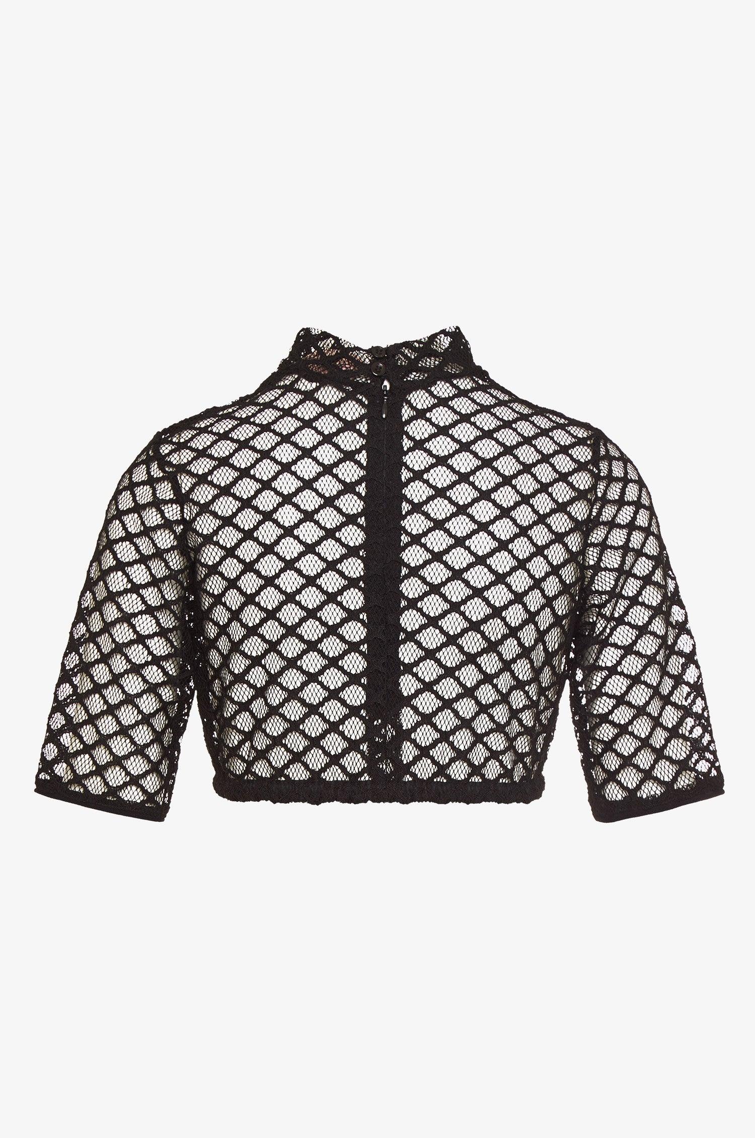 Dirndlbluse Inga in Schwarz - TRACHT À PORTER