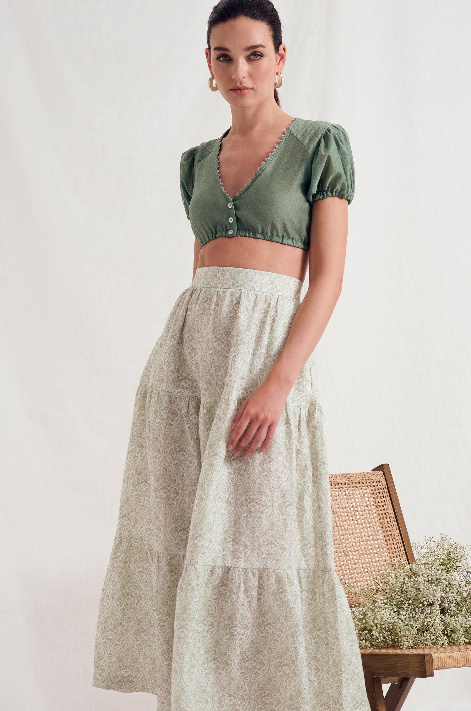 Rock Sandra in Mint - TRACHT À PORTER