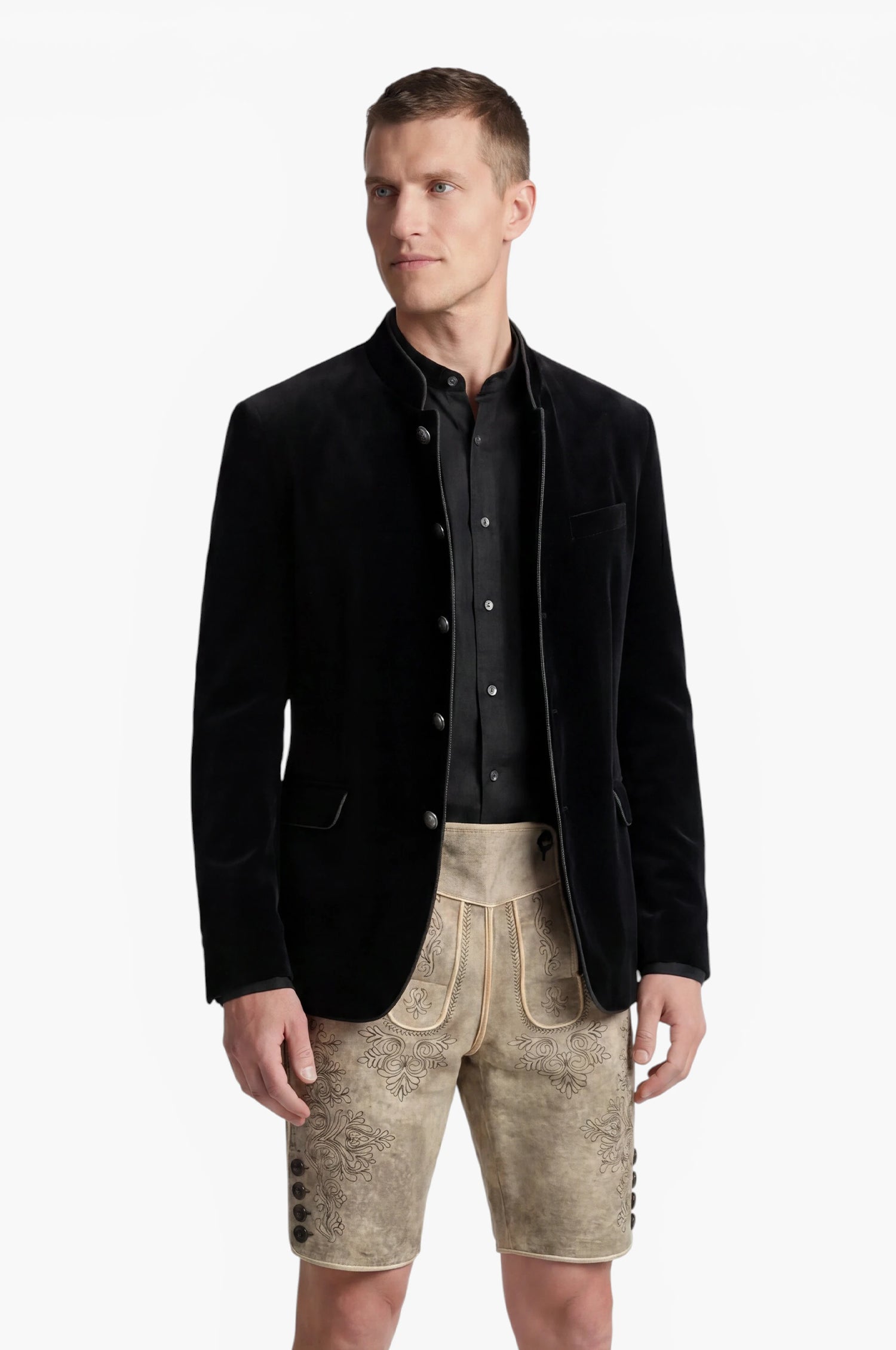 Samtjanker Jack in Schwarz
