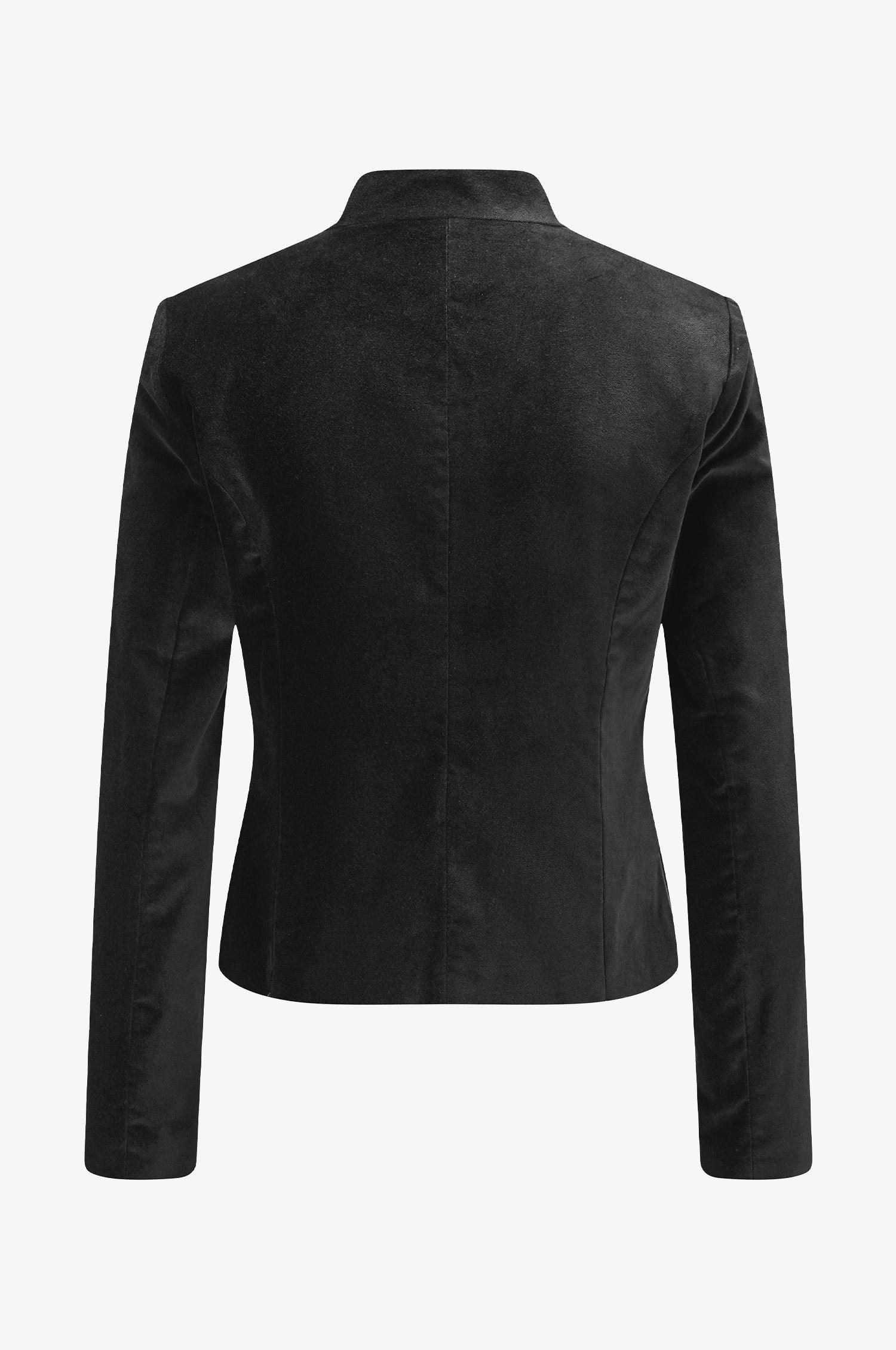 Samtjacke Constanze in Anthrazit - TRACHT À PORTER