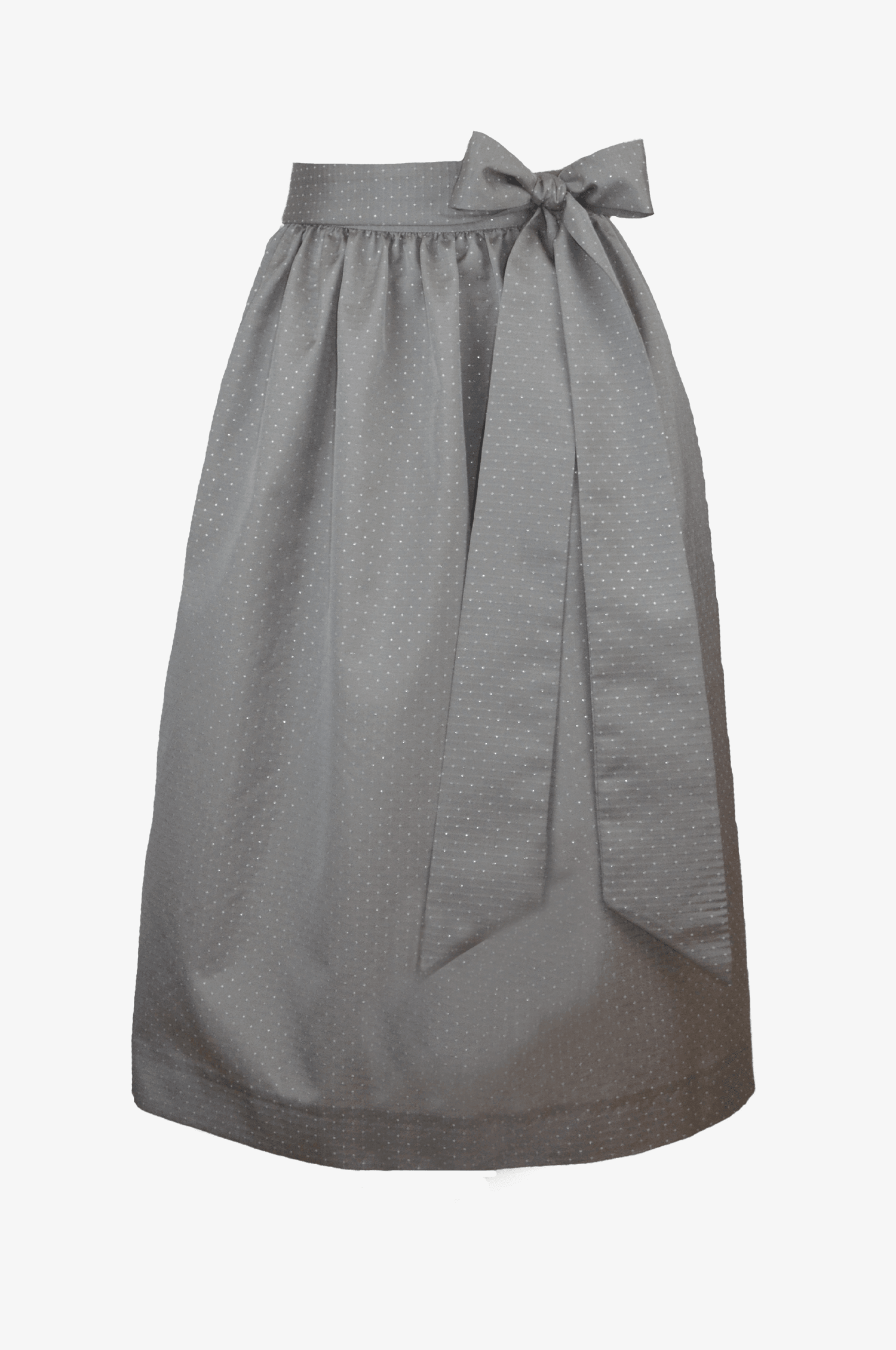 Seidenschürze in Taupe - TRACHT À PORTER