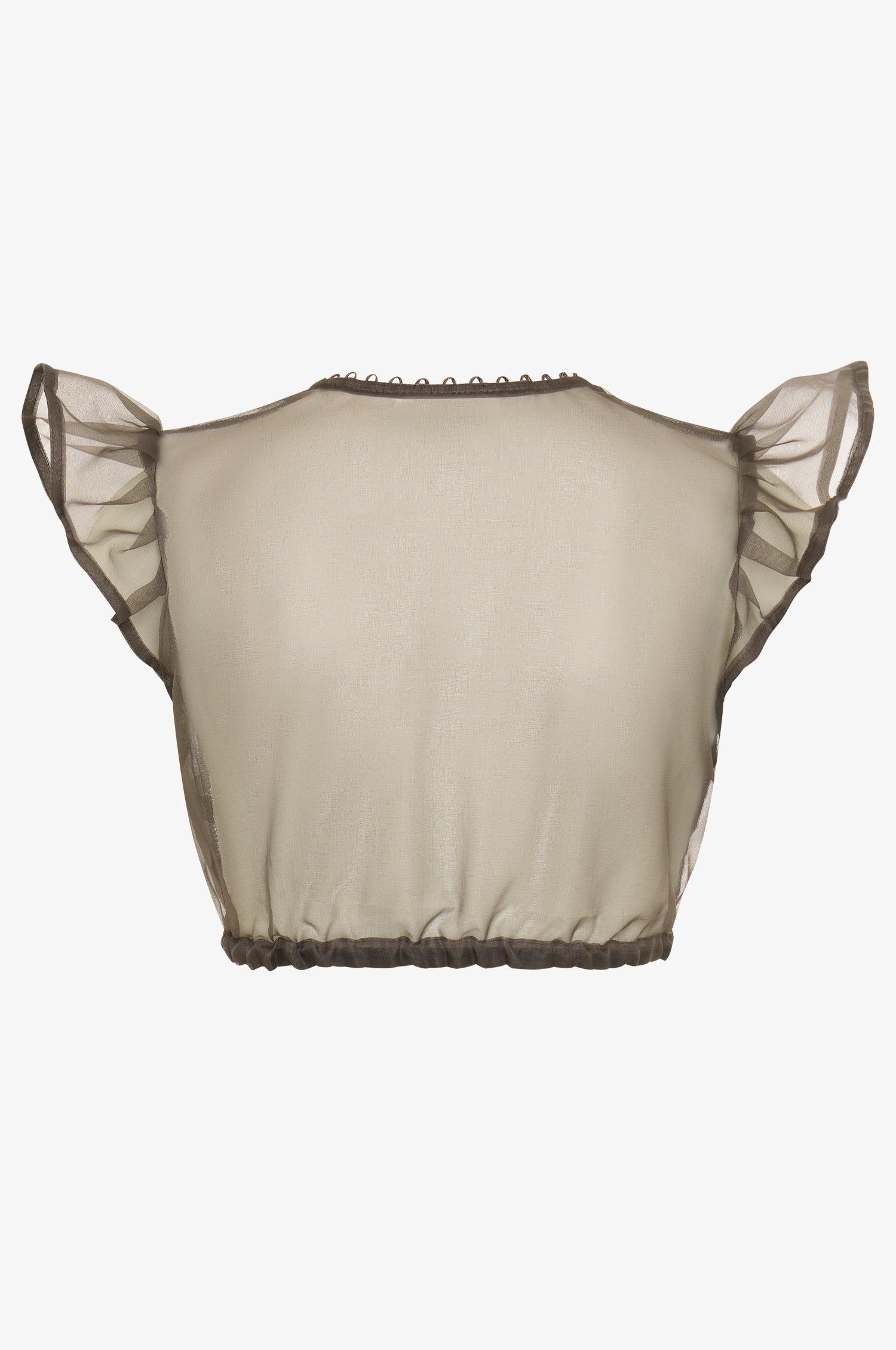 Seidenbluse Kiki in Anthrazit - TRACHT À PORTER