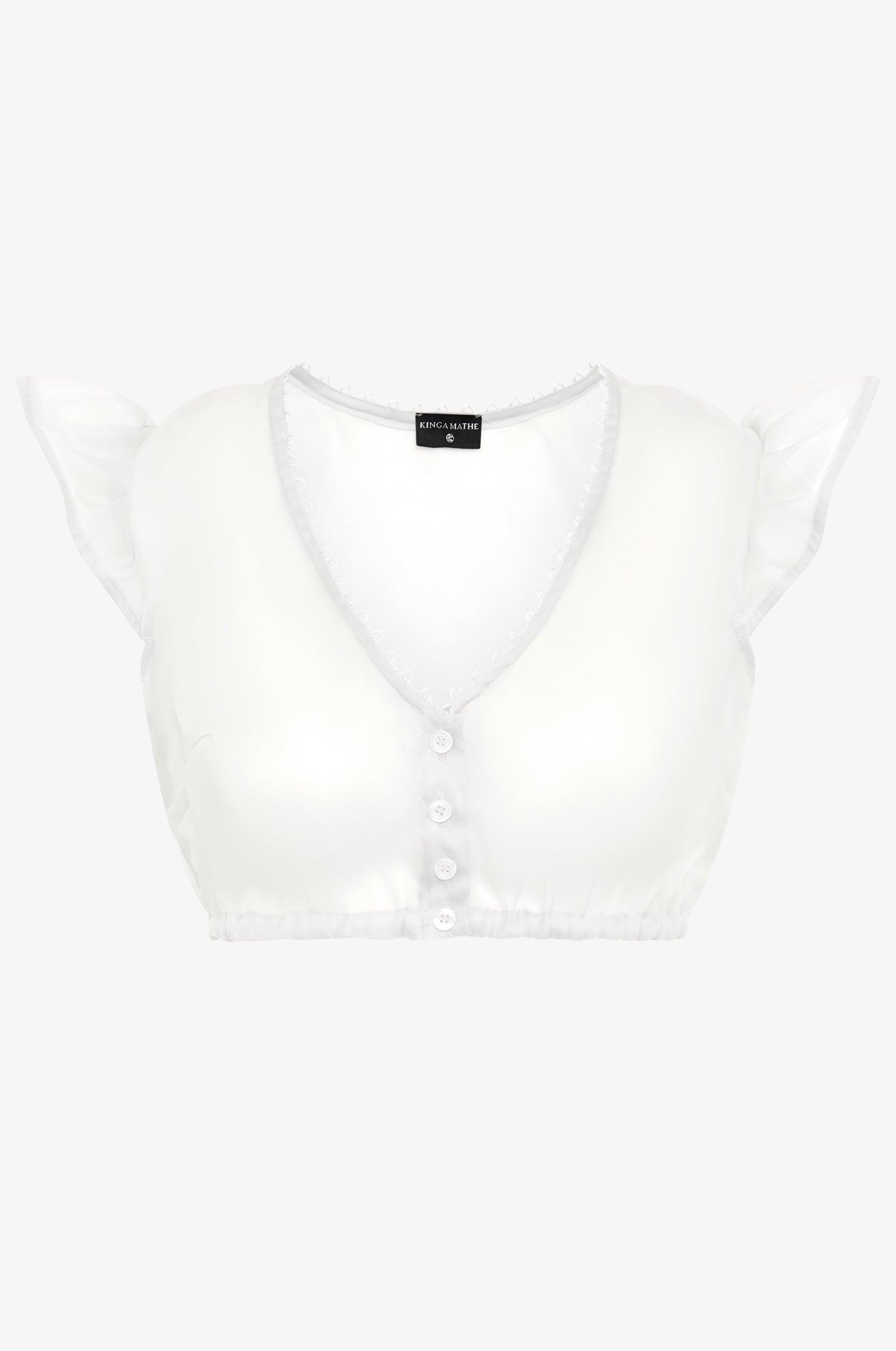 Seidenbluse Kiki in Weiß - TRACHT À PORTER