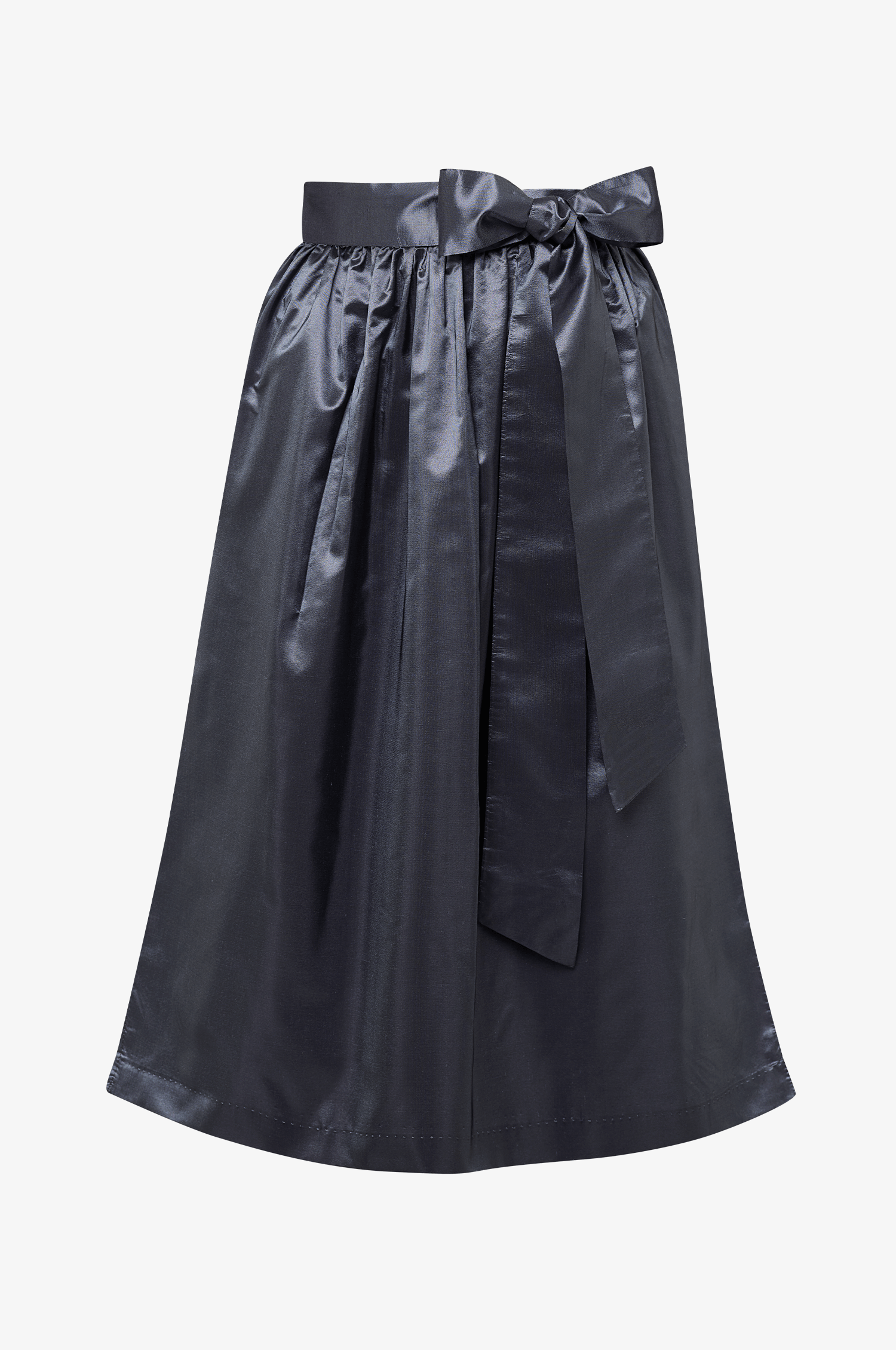 Seidenschürze in Grau/Blau - TRACHT À PORTER