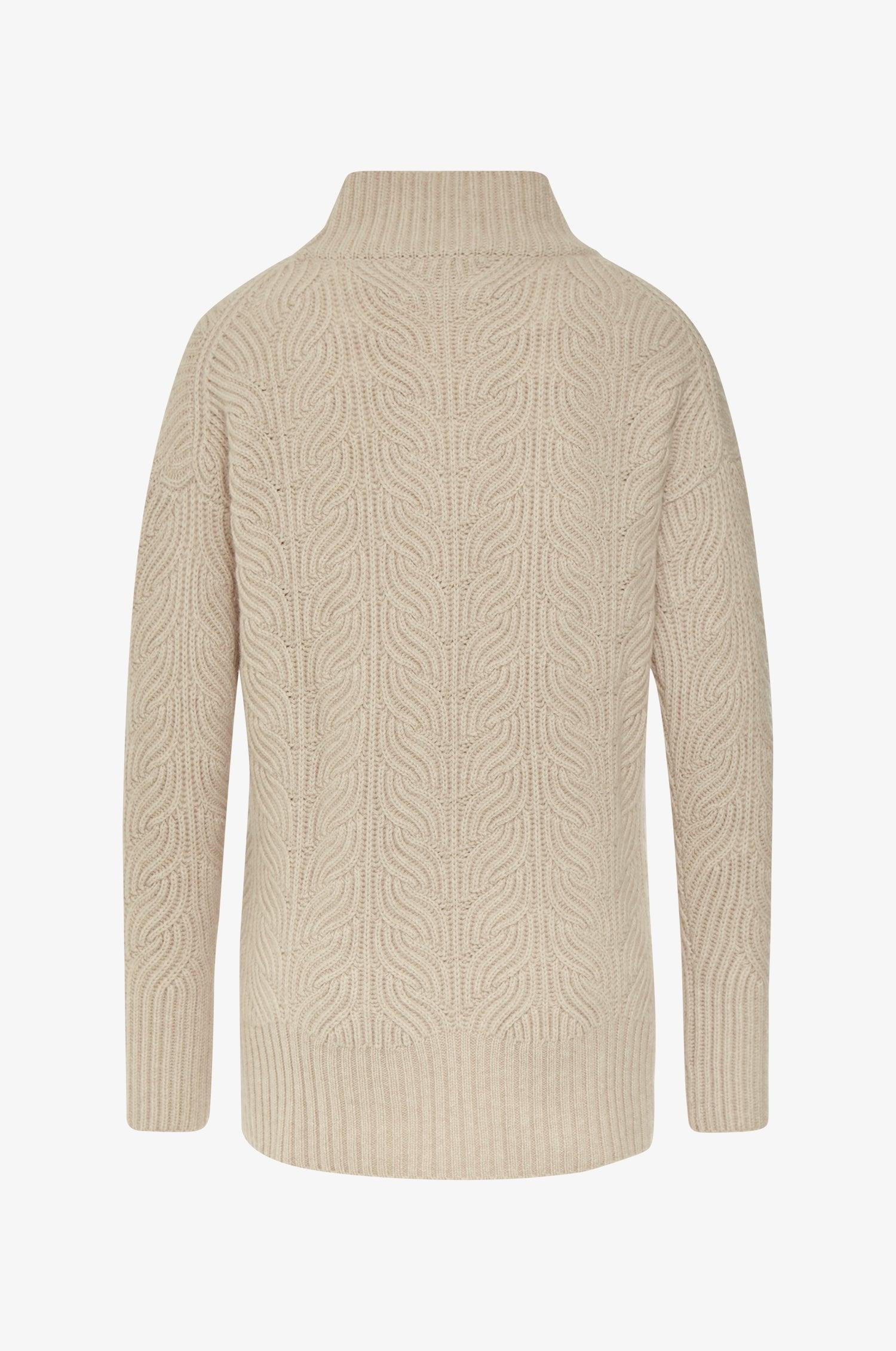 Cashmere Pullover Anni in Creme - TRACHT À PORTER