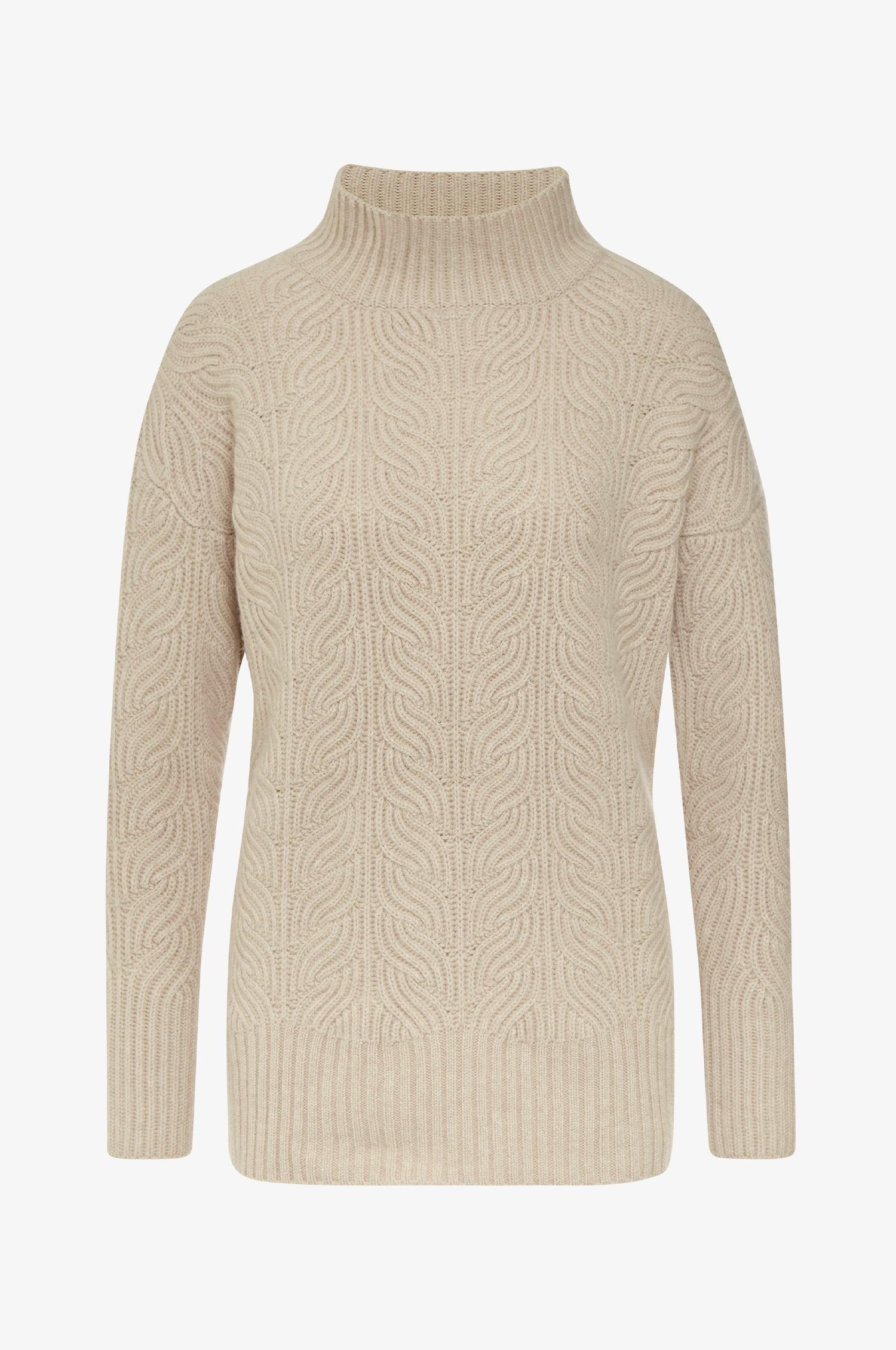 Cashmere Pullover Anni in Creme - TRACHT À PORTER