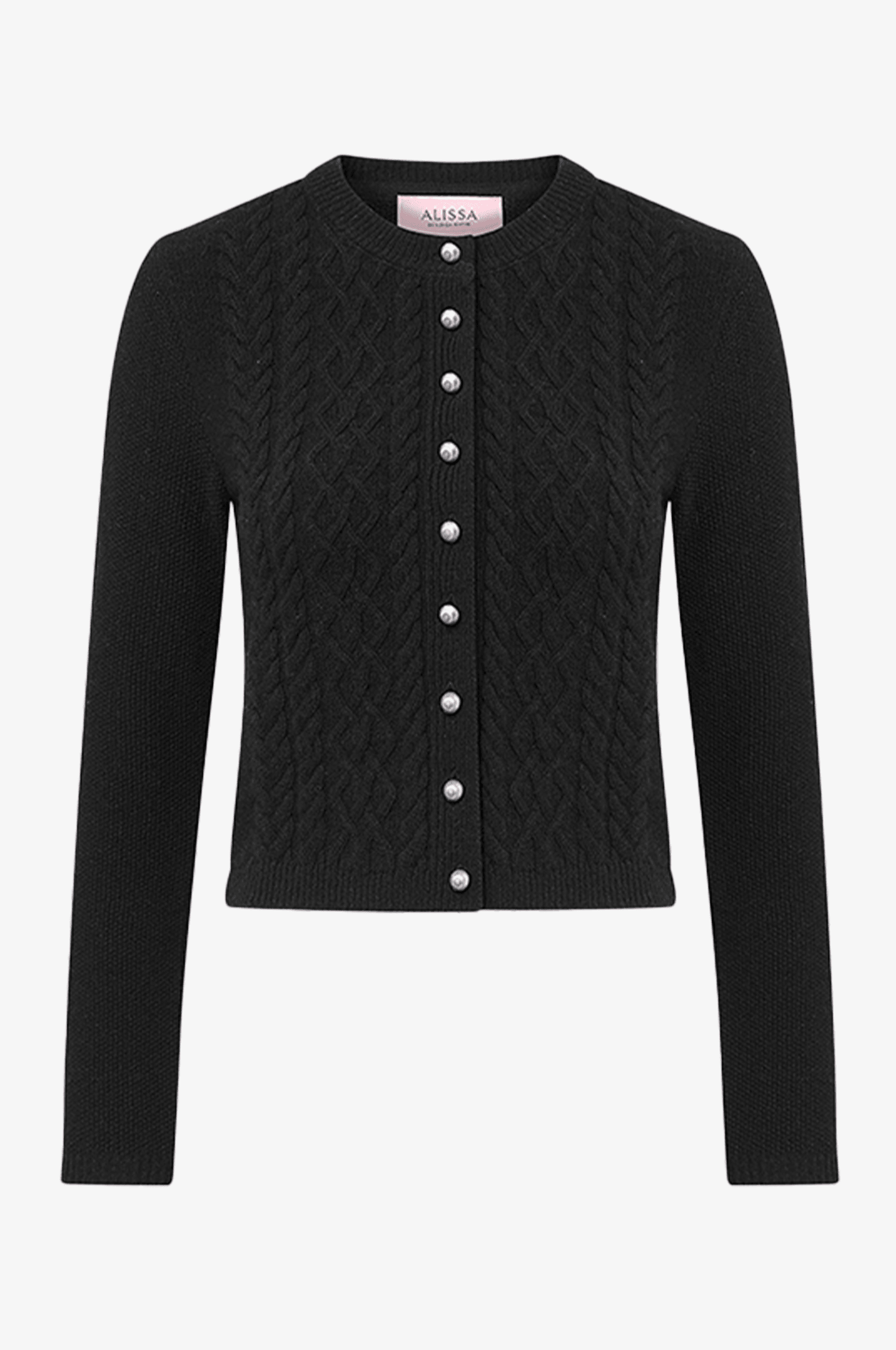 Strickjacke Alissa in Schwarz - TRACHT À PORTER