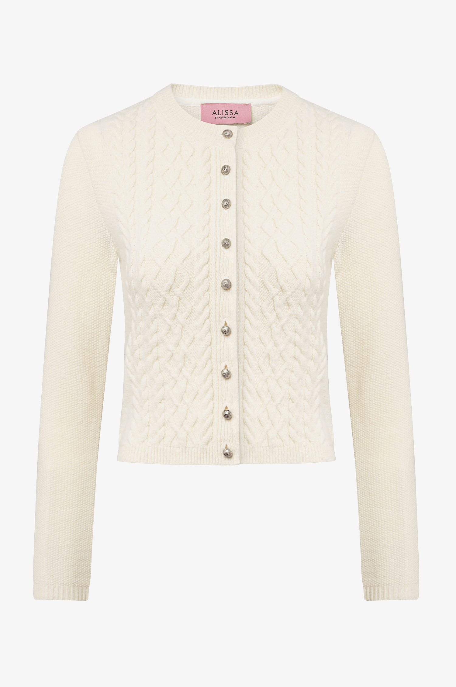 Strickjacke Alissa in Ivory - TRACHT À PORTER