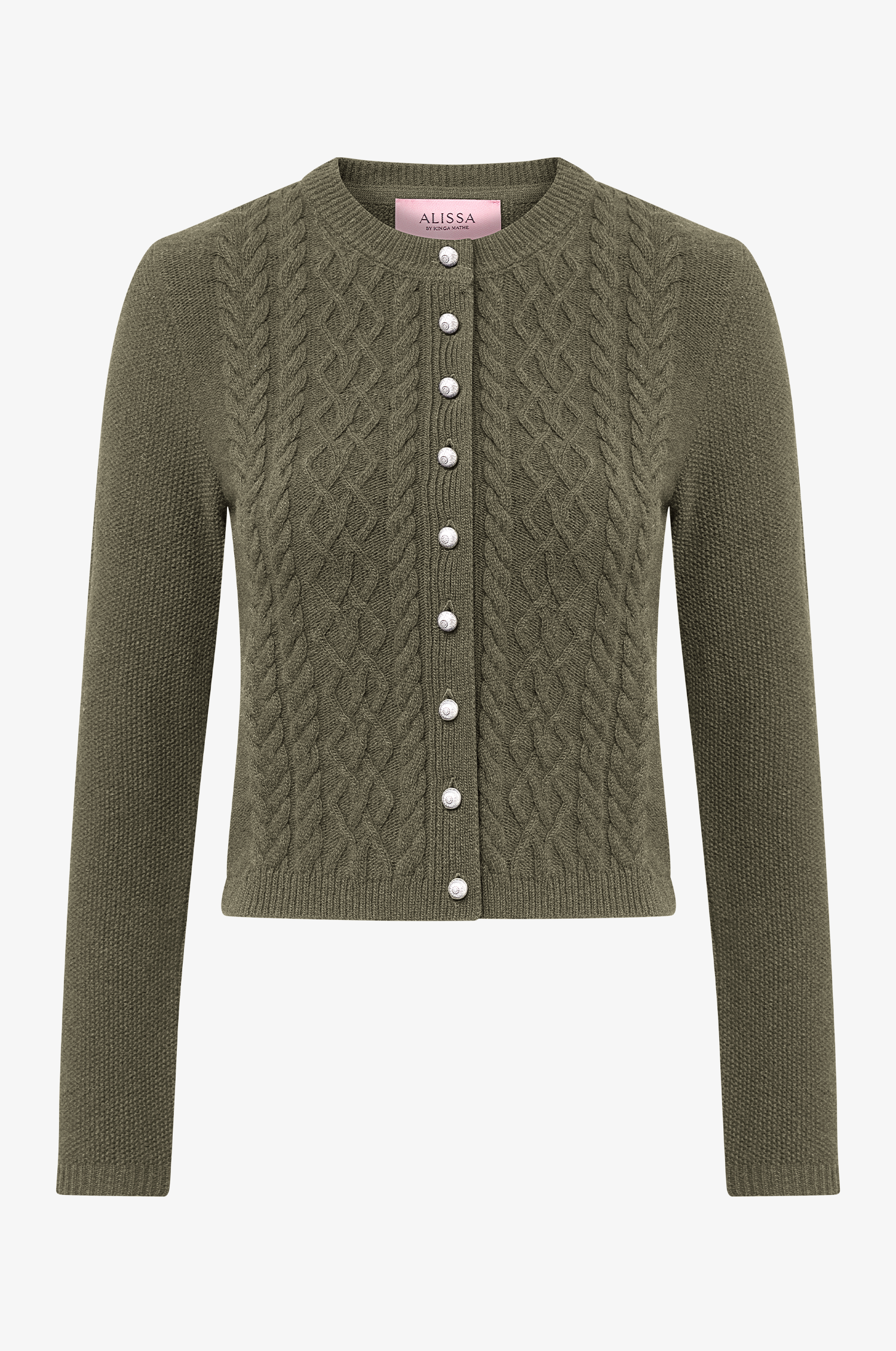 Strickjacke Alissa in Olive