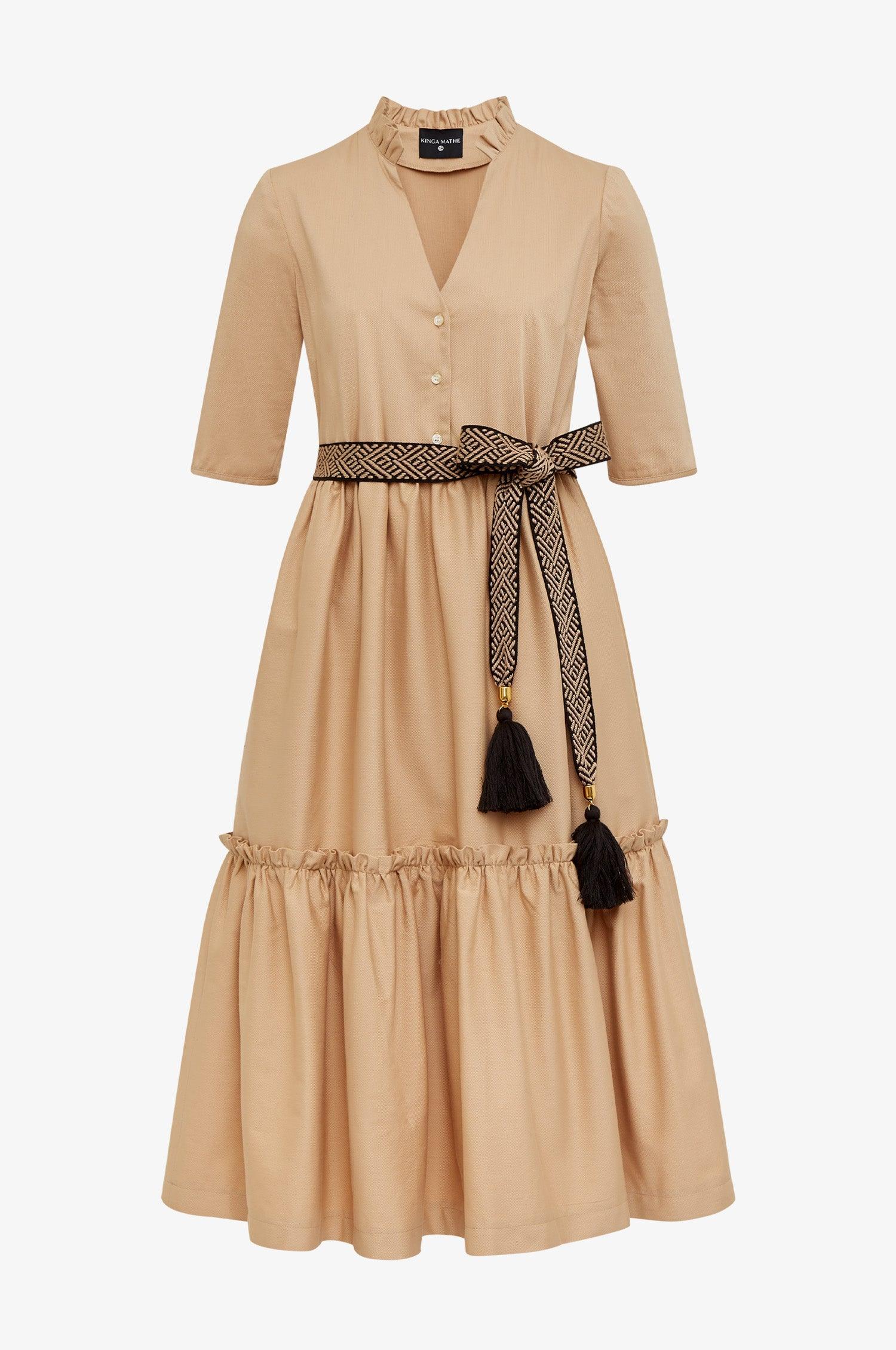 Kleid Sue in Sand - TRACHT À PORTER