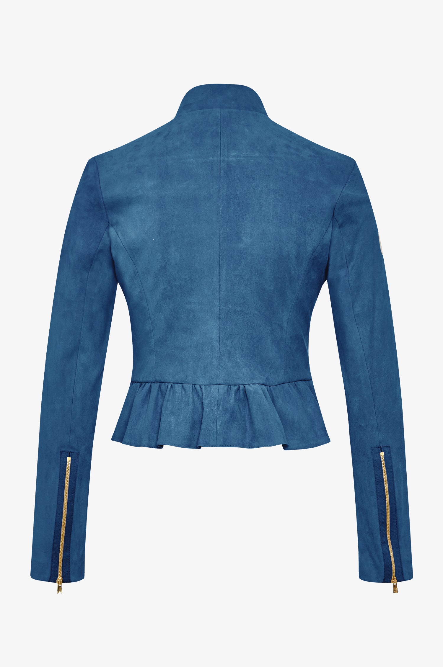 Lederjacke Sybille in Blau