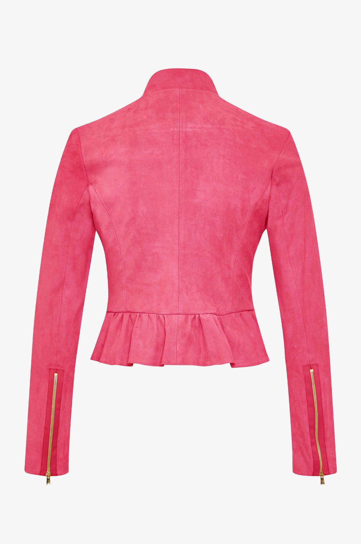 Lederjacke Sybille in Sorbet - TRACHT À PORTER