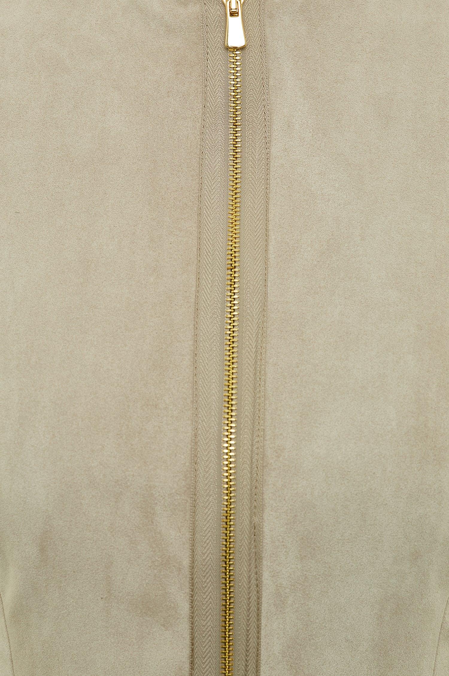 Lederjacke Sybille in Ivory - TRACHT À PORTER